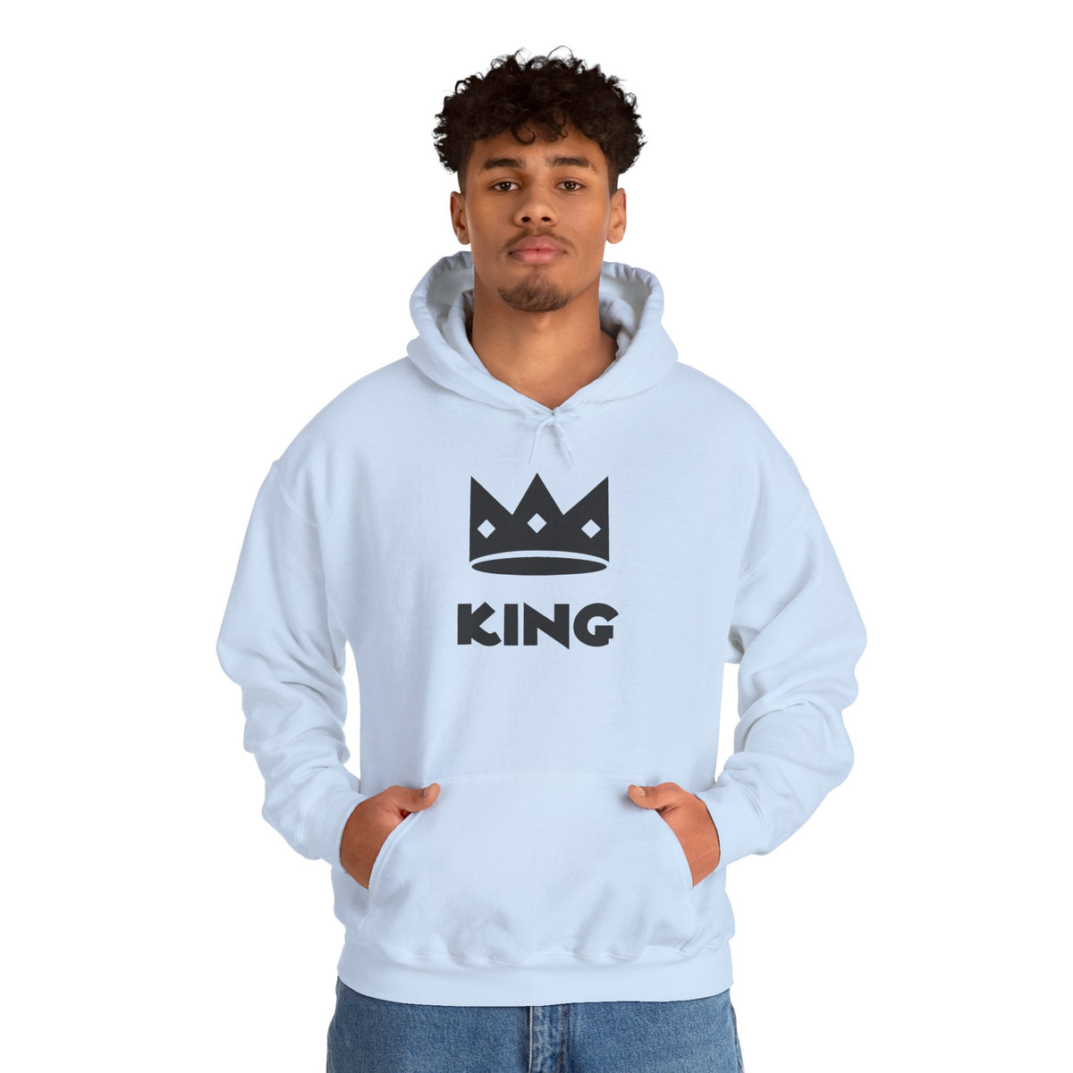 King Crown Hoodie — Bold 'KING' Graphic Pullover
