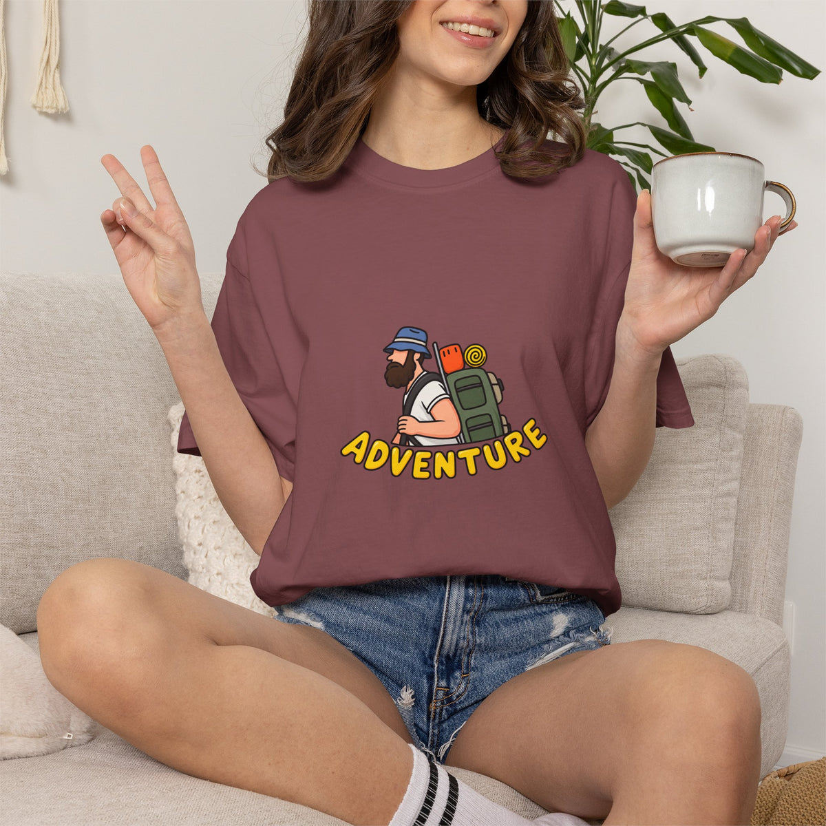 Adventure Hiker Graphic T-Shirt