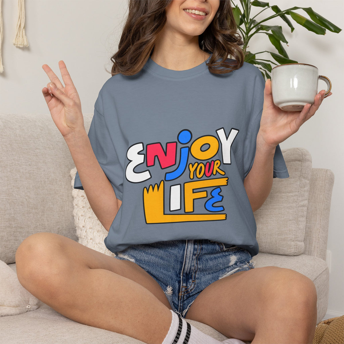 Enjoy Your Life Graphic T-Shirt