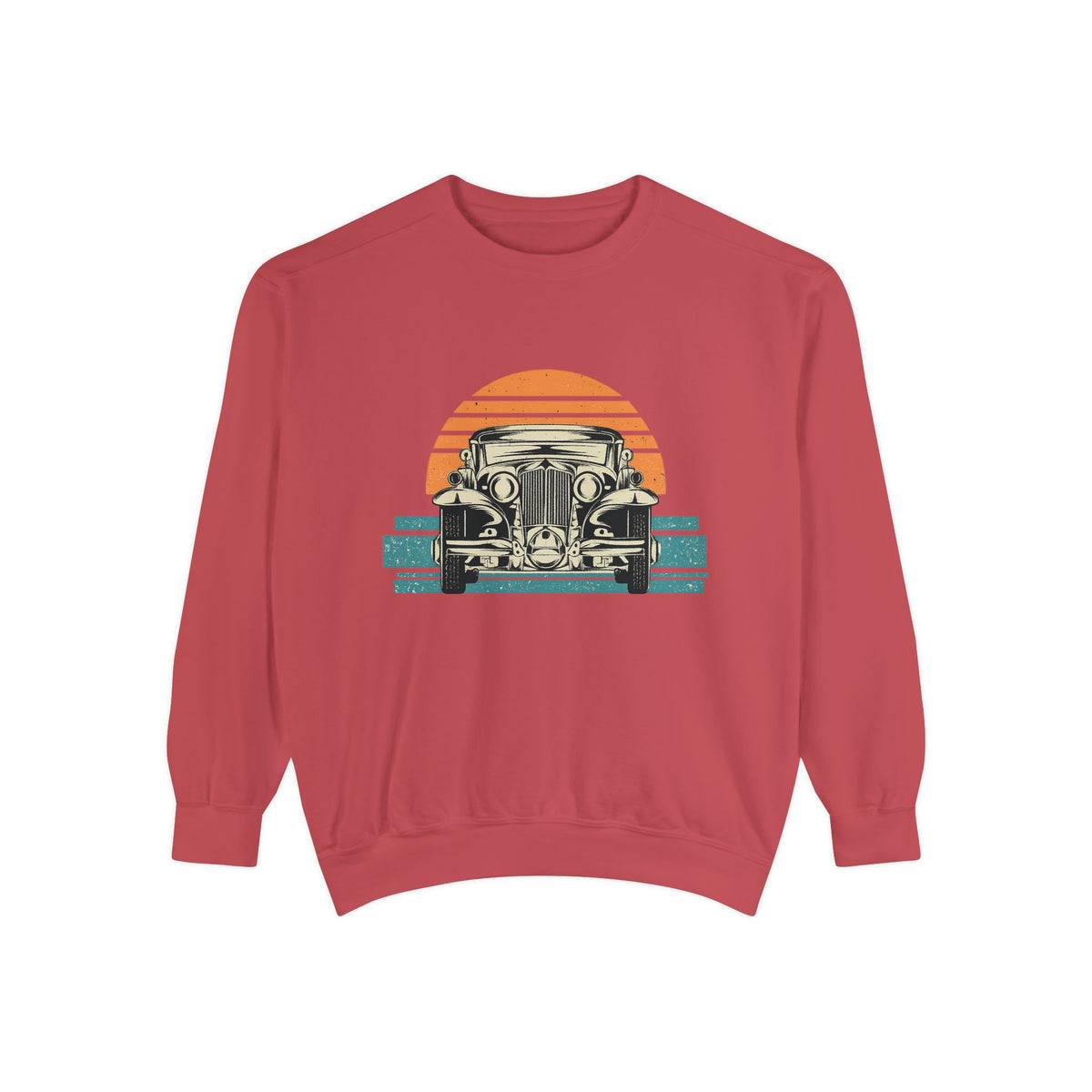 Vintage Car Sunset Sweatshirt