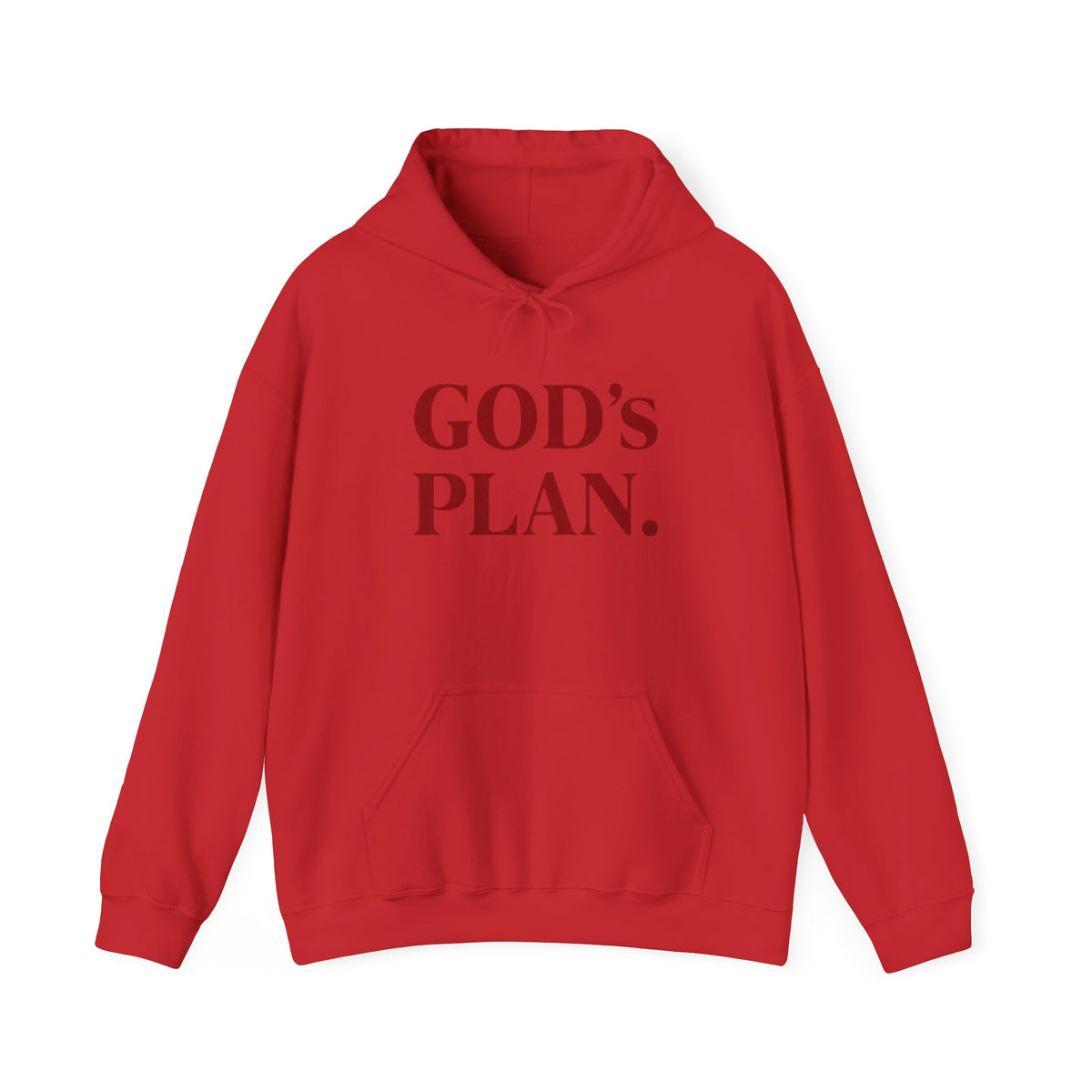 God's Plan Hoodie — Faith-Inspired White Pullover