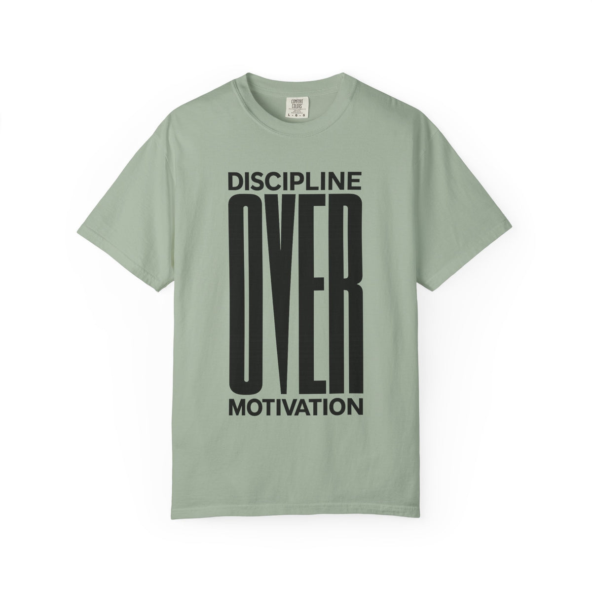Discipline Over Motivation T-Shirt — Motivational Fitness Tee