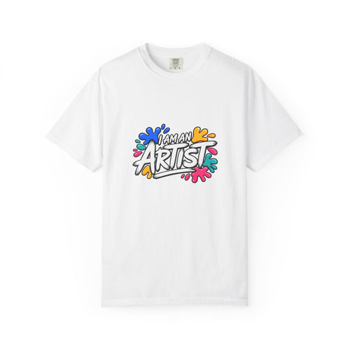 Artist T‑Shirt — "Human Artist" Colorful Paint Splash Graphic Tee