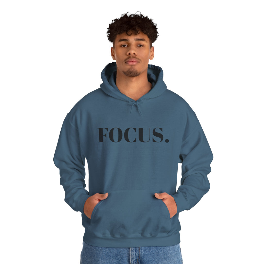 FOCUS. Hoodie — Minimal Motivational Pullover