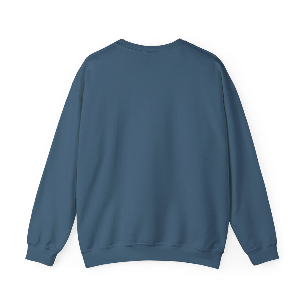 Retro Forest Crewneck Sweatshirt — Colorblock Trees Graphic