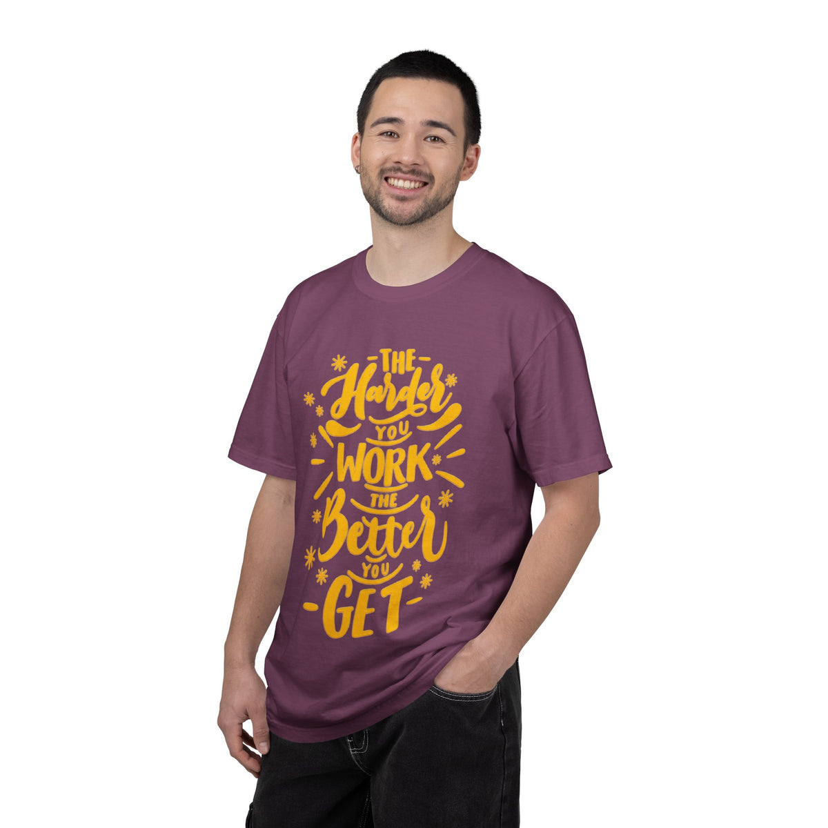 Motivational T-Shirt — "The Harder You Work The Better You Get" Graphic Tee