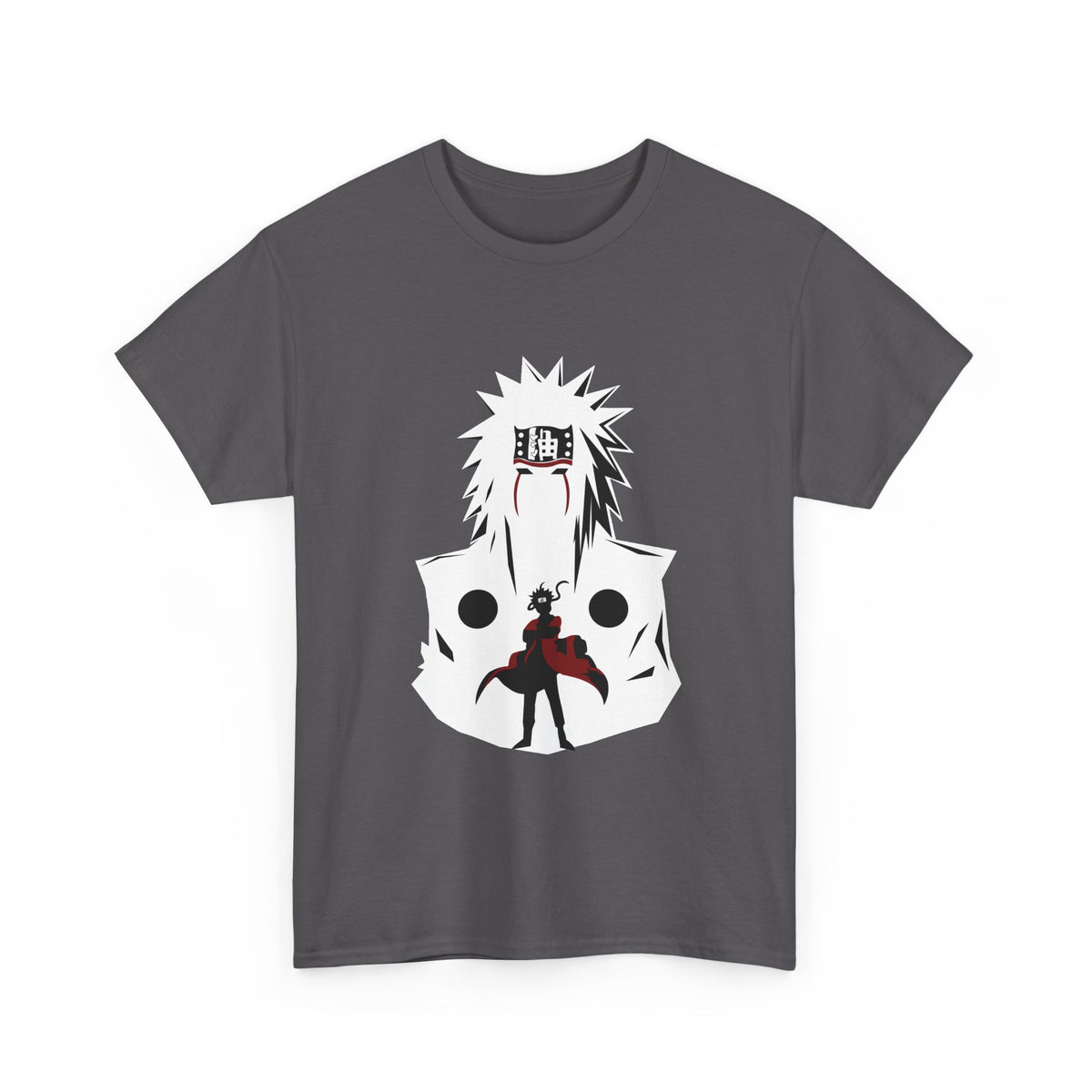 Anime Shadow Warrior T-Shirt — Silhouette Battle Graphic Tee