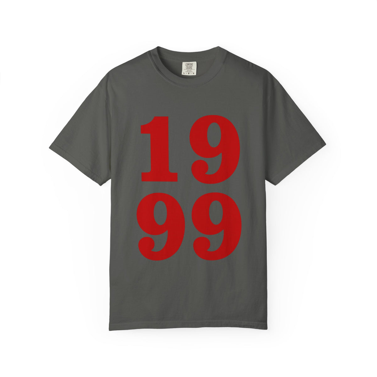 1999 Retro Number T-Shirt — Vintage Birth Year Tee