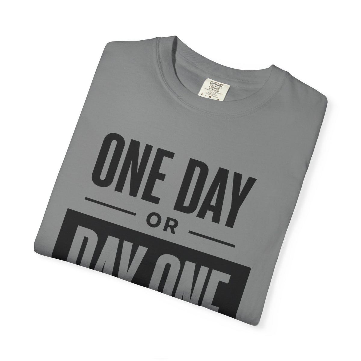 One Day or Day One Motivational T-Shirt