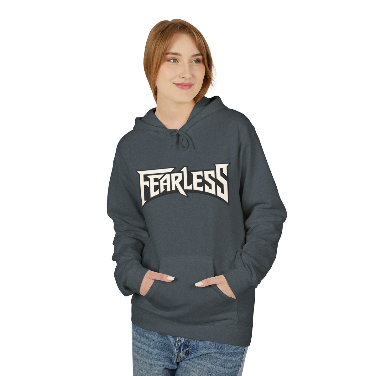 Fearless Graphic Hoodie — Bold Retro Logo Pullover