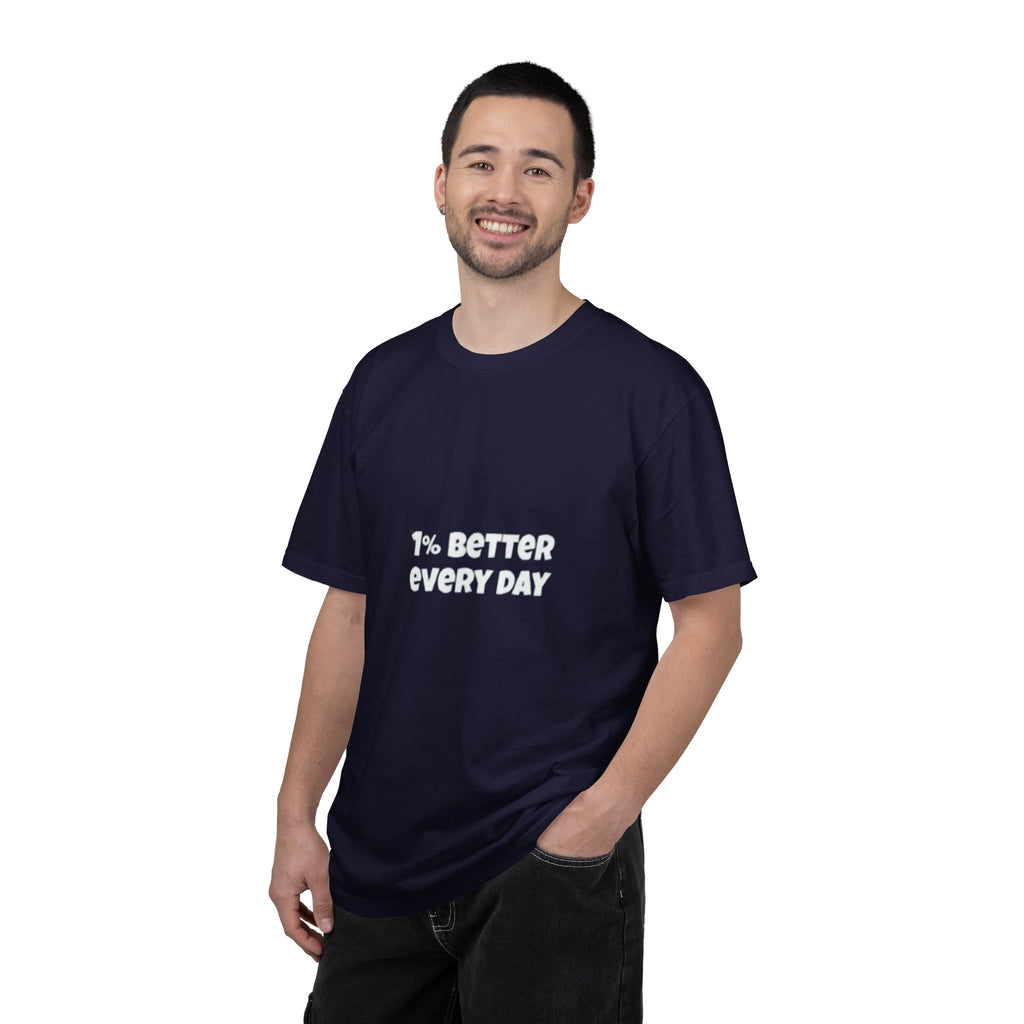 1% Better Every Day T-Shirt — Motivational Daily Progress Tee