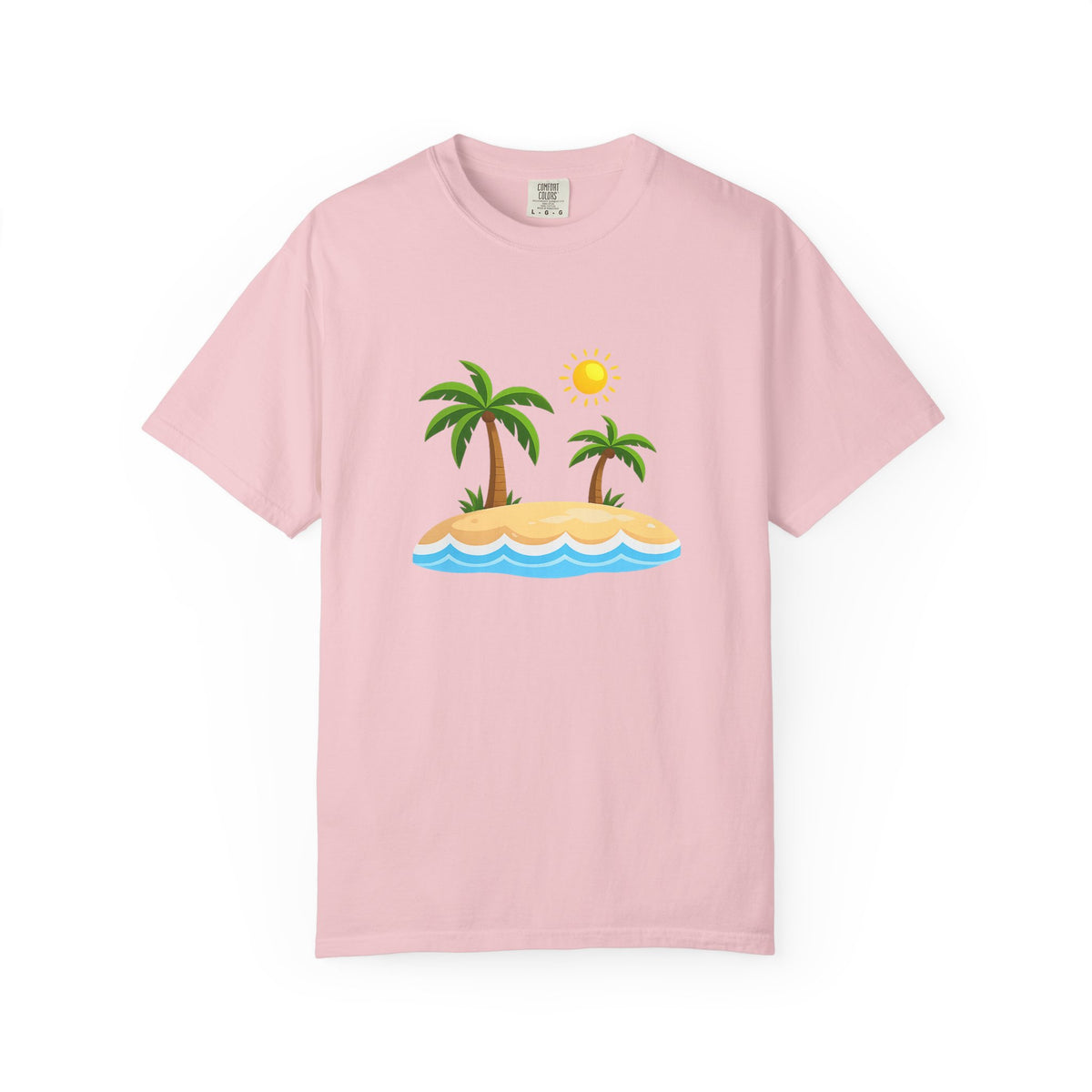 Island Paradise T-Shirt — Tropical Palm Tree Beach Graphic