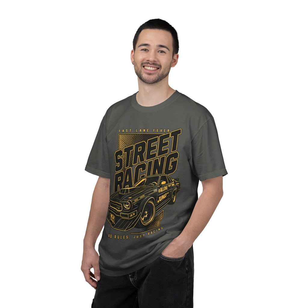 Street Racing Car T-Shirt — Retro Drift Racing Graphic Tee