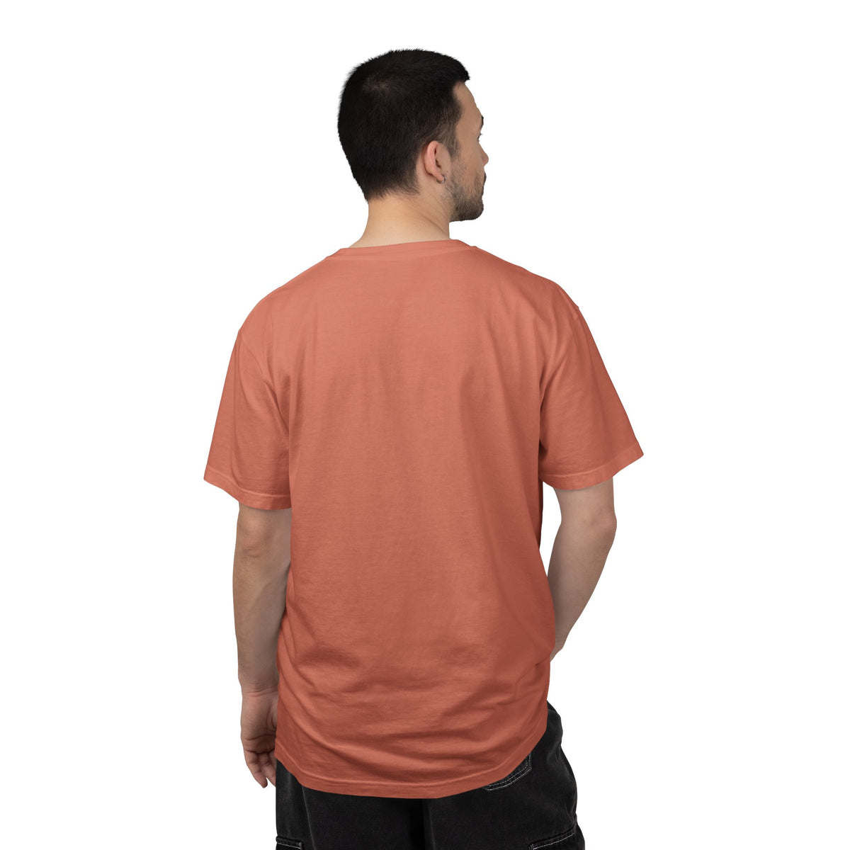 Geometric Stag T-Shirt — Black Polygon Deer Graphic Tee
