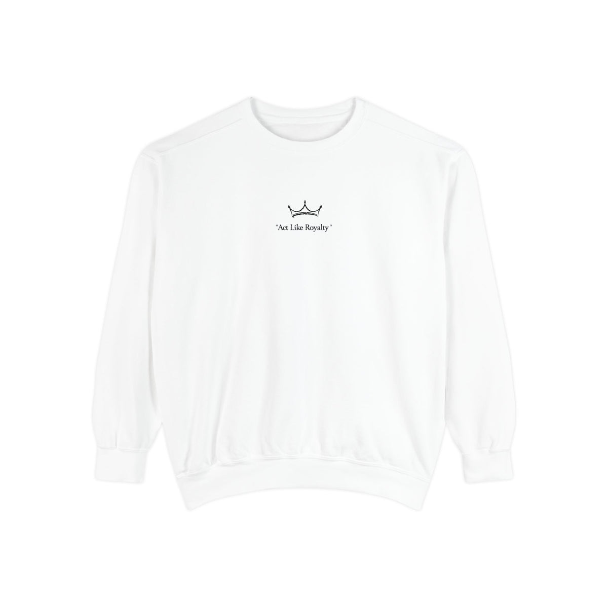 Minimal Sailboat Crewneck Sweatshirt — 'Sail the Sea' Graphic
