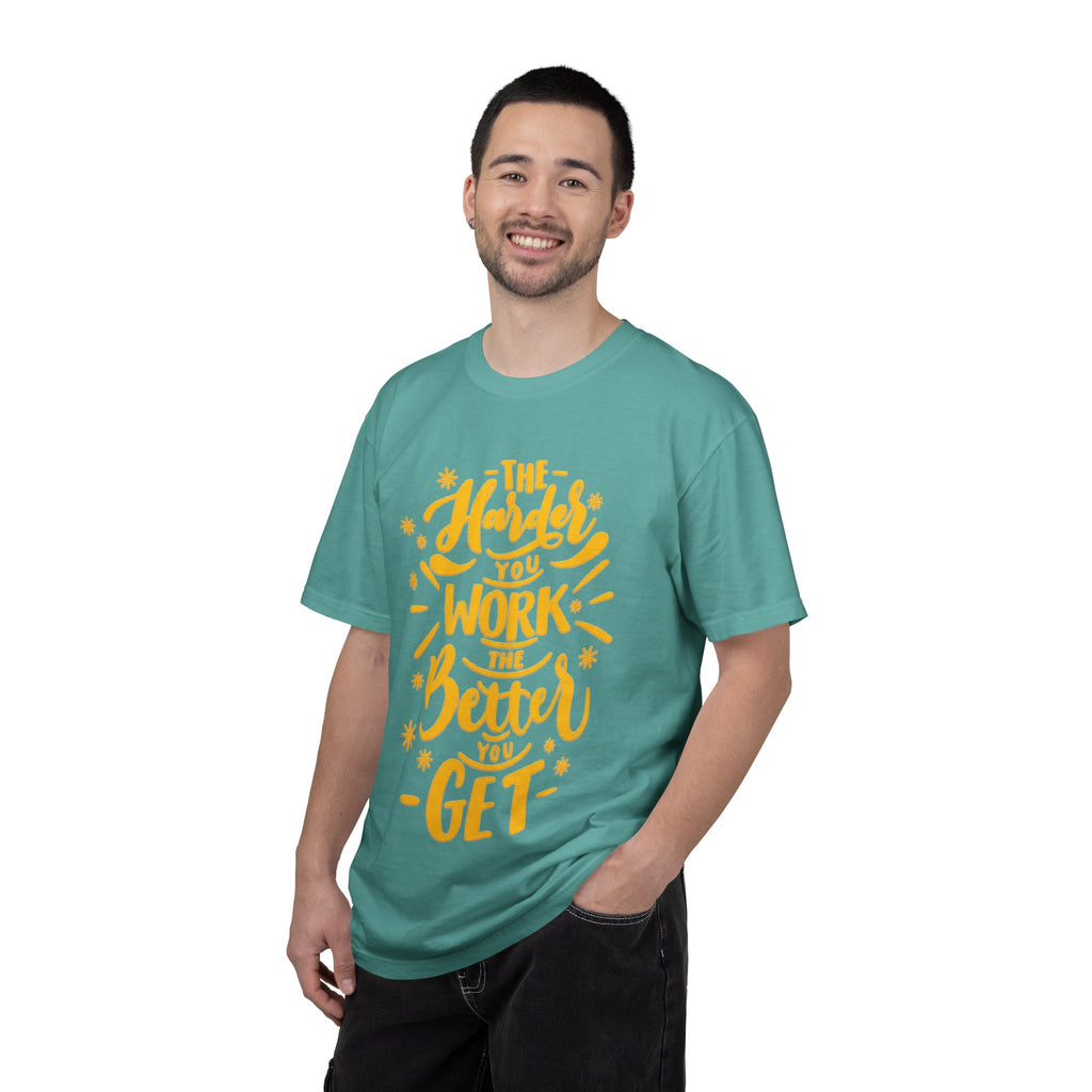 Motivational T-Shirt — "The Harder You Work The Better You Get" Graphic Tee