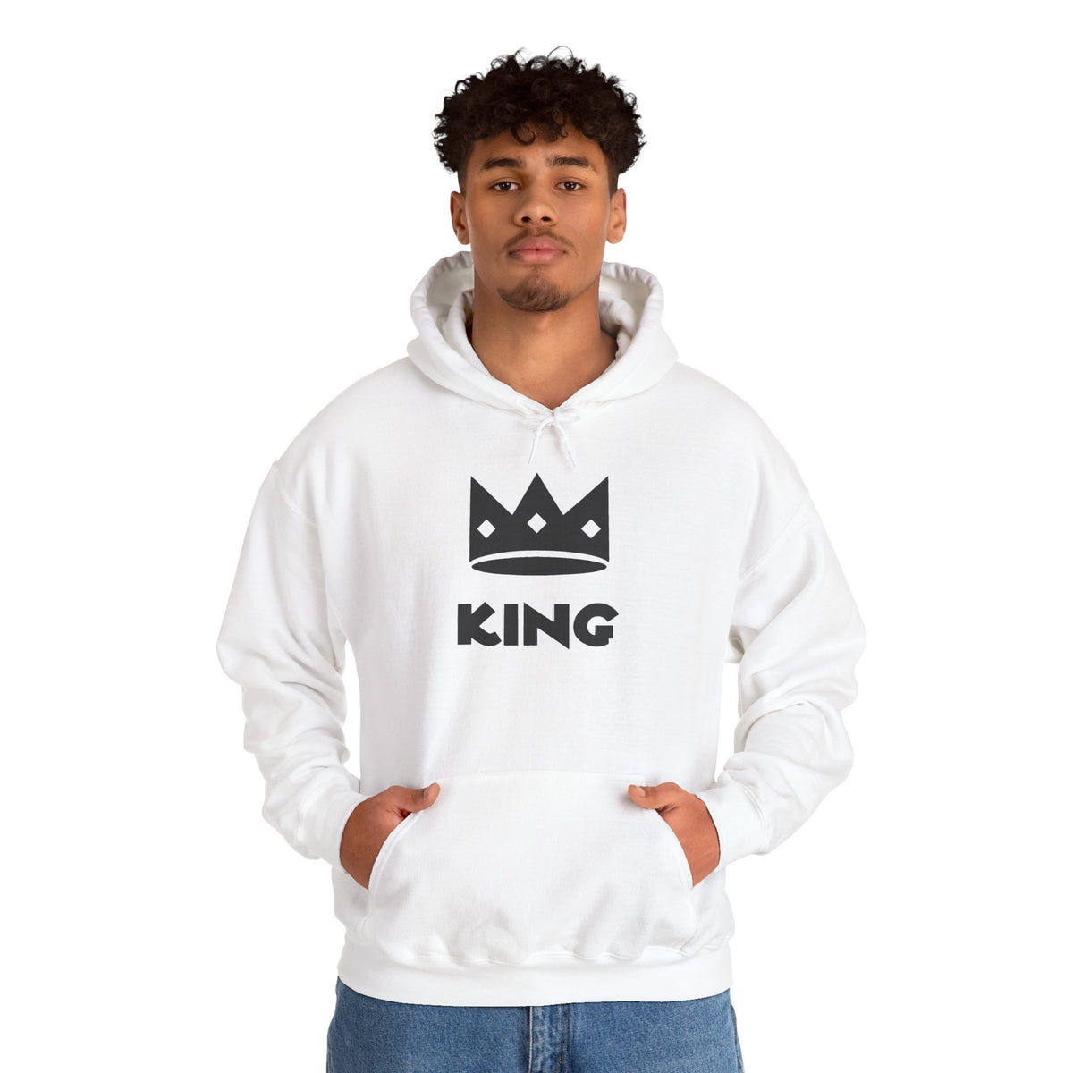 King Crown Hoodie — Bold 'KING' Graphic Pullover