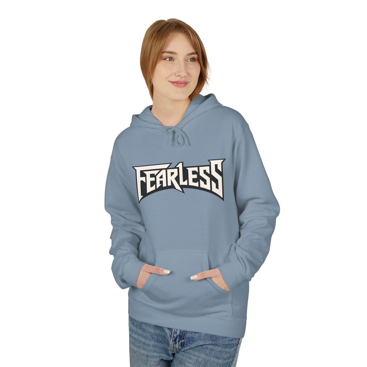 Fearless Graphic Hoodie — Bold Retro Logo Pullover
