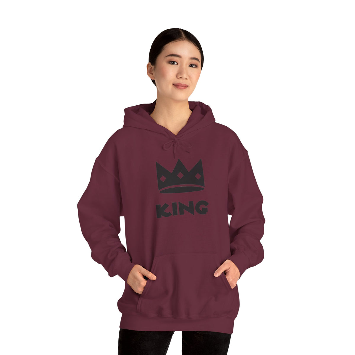 King Crown Hoodie — Bold 'KING' Graphic Pullover