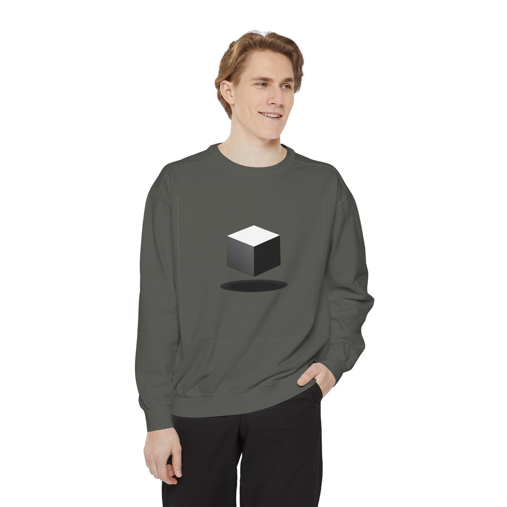 Minimalist Book Logo Sweatshirt — Reading Club Graphic Crewneck