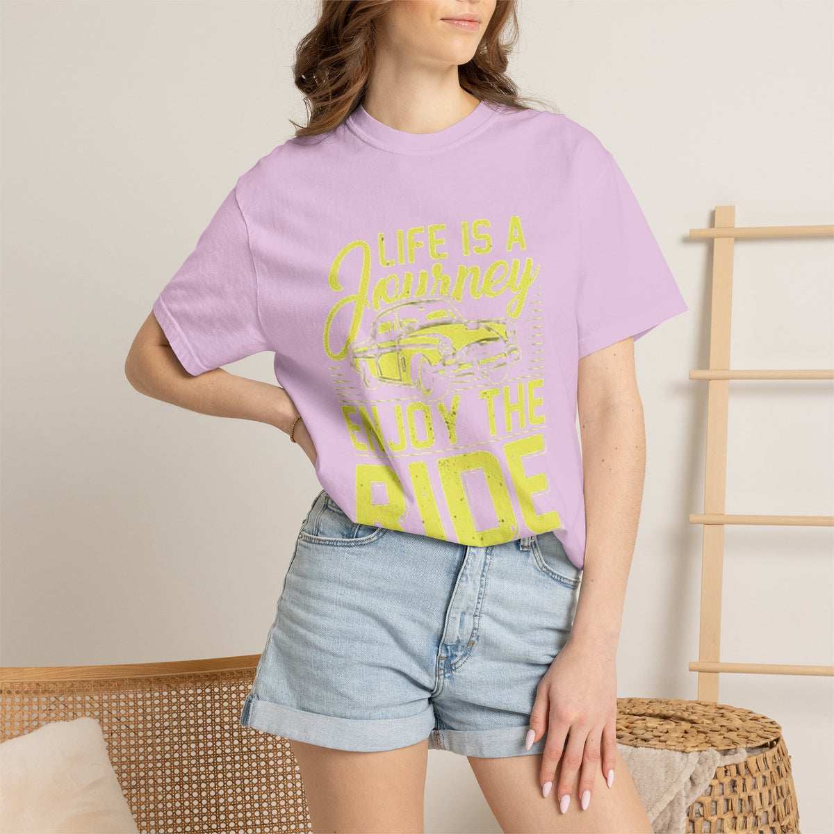 Enjoy The Ride T-Shirt — 'Life Is A Journey' Vintage Car Tee