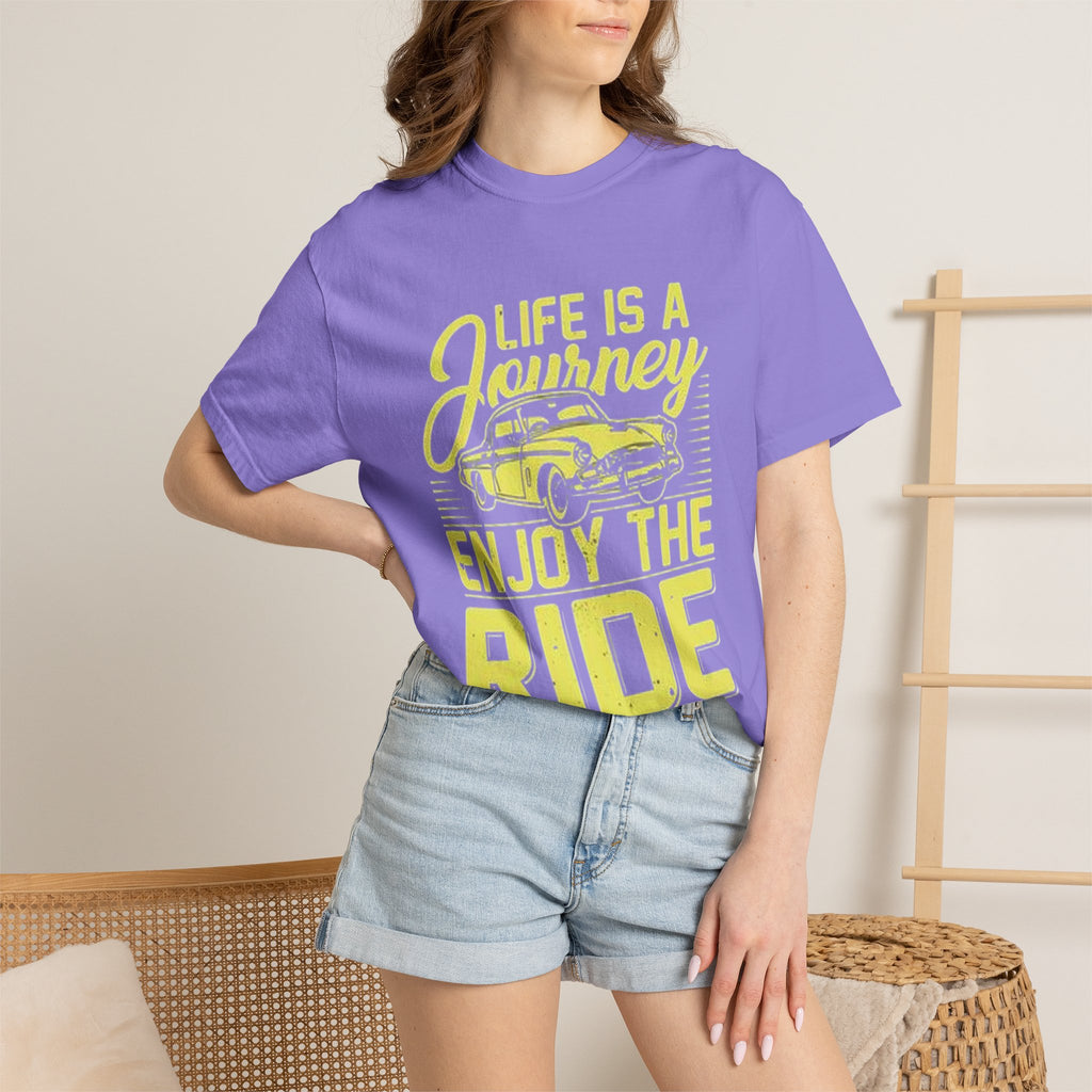Enjoy The Ride T-Shirt — 'Life Is A Journey' Vintage Car Tee