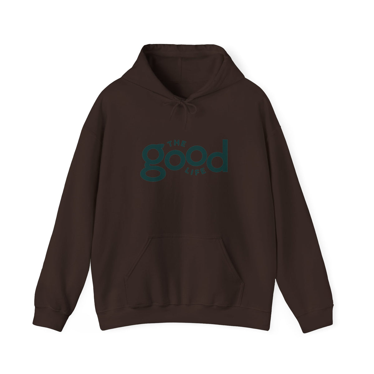 The Good Life Hoodie – Minimal Retro Logo Pullover