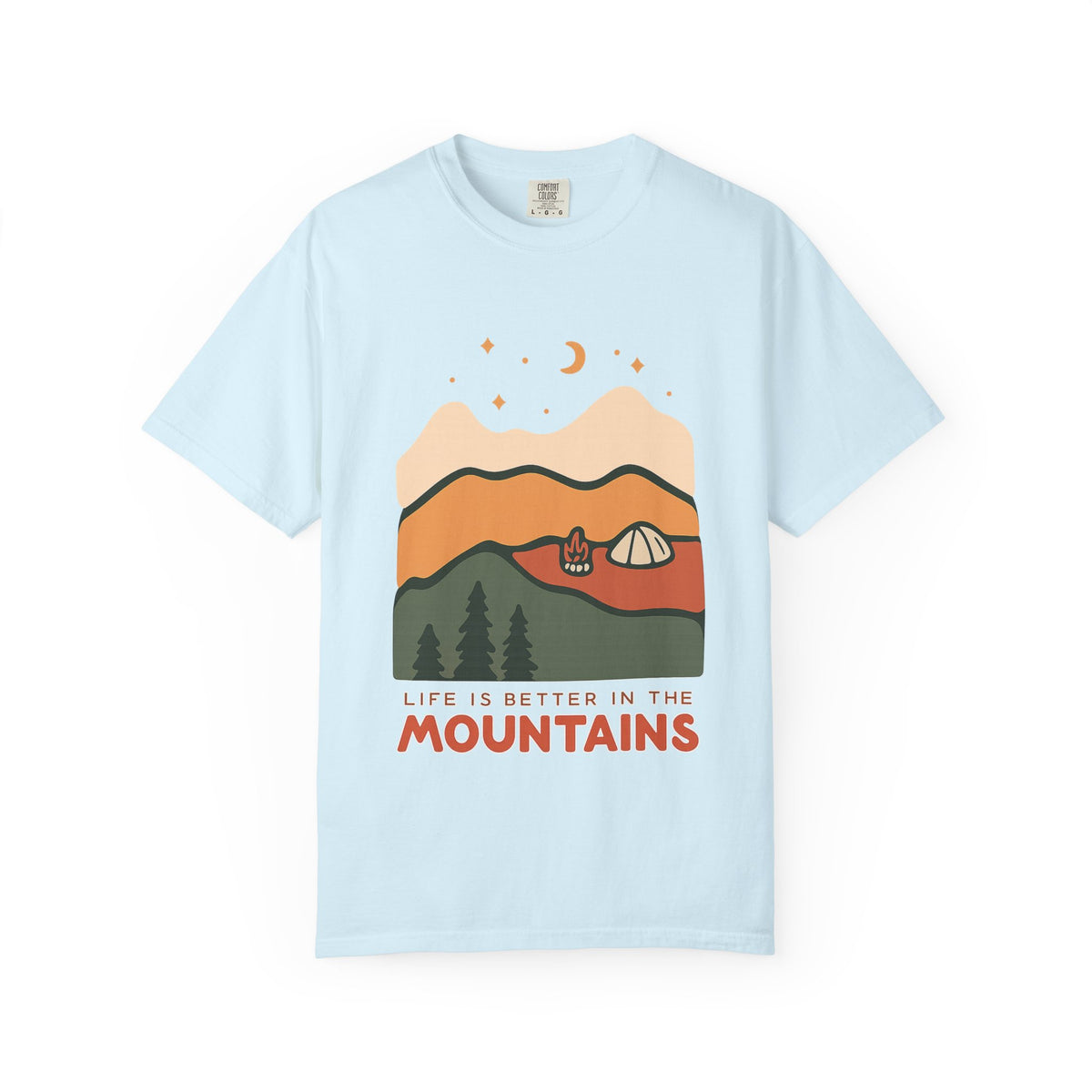 Life Is Better in the Mountains T-Shirt — Camping Mountain Graphic Tee