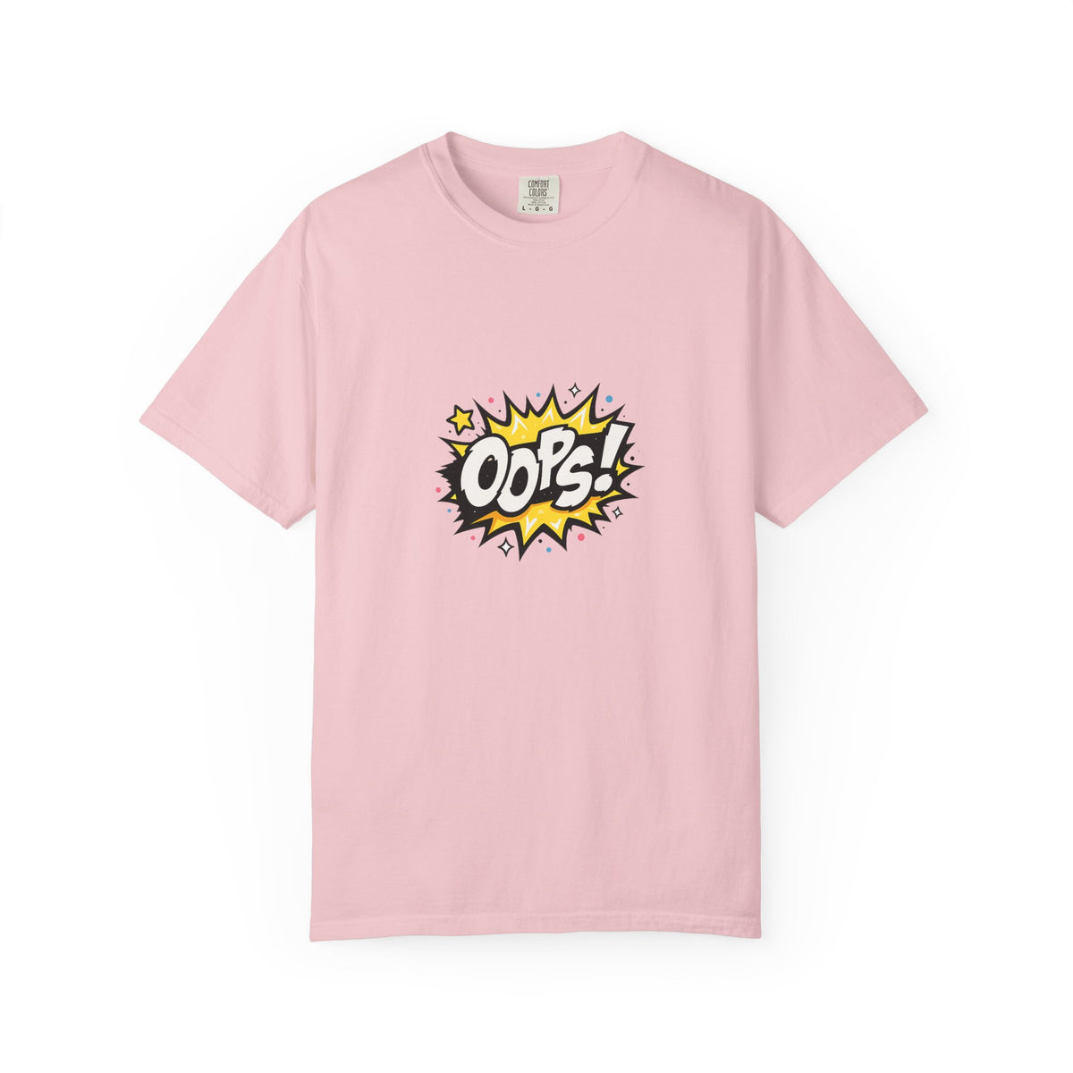 Oops! Comic Graphic T-Shirt — Retro Pop Art Tee