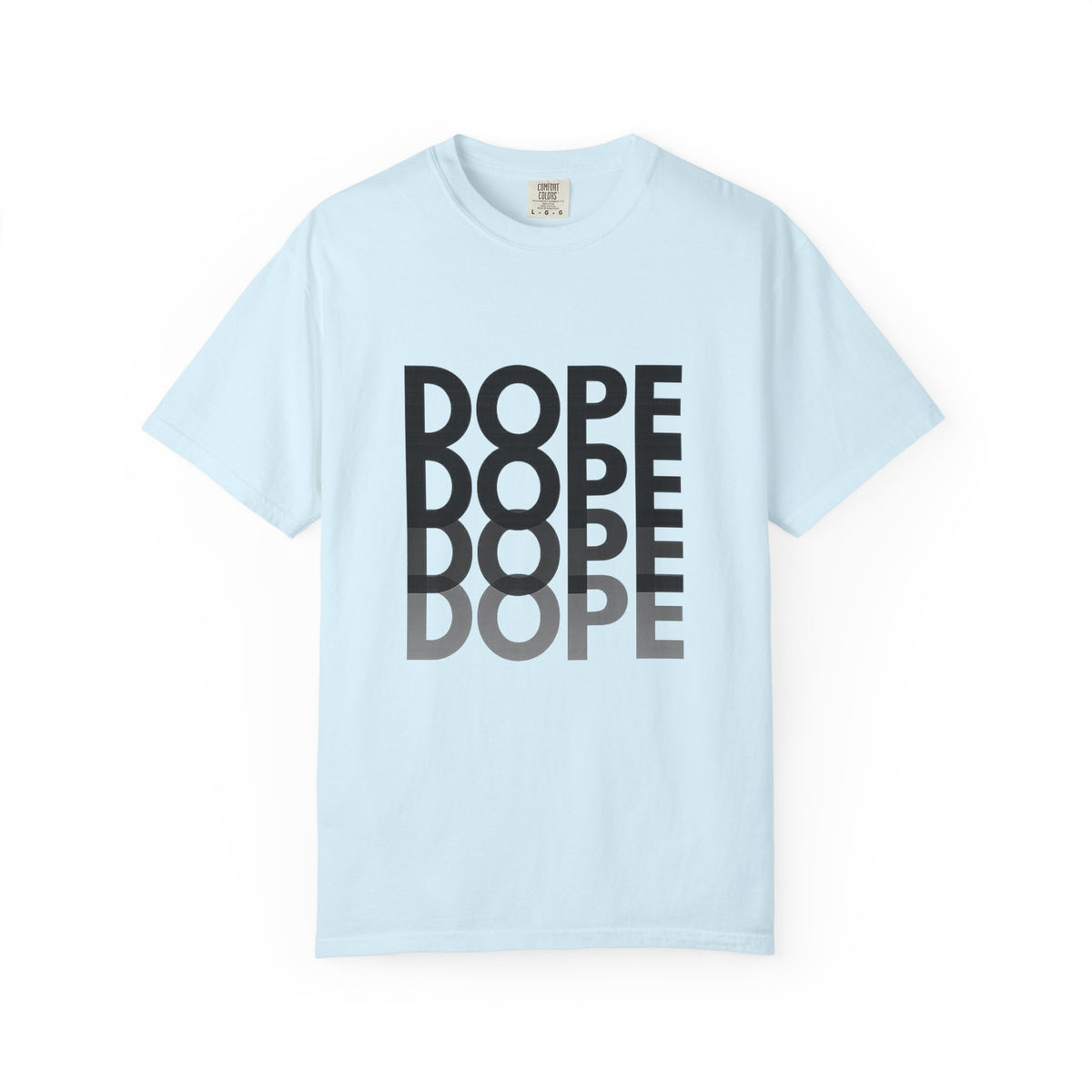 Dope Repeat Graphic T-Shirt — Retro Stacked Typography Tee