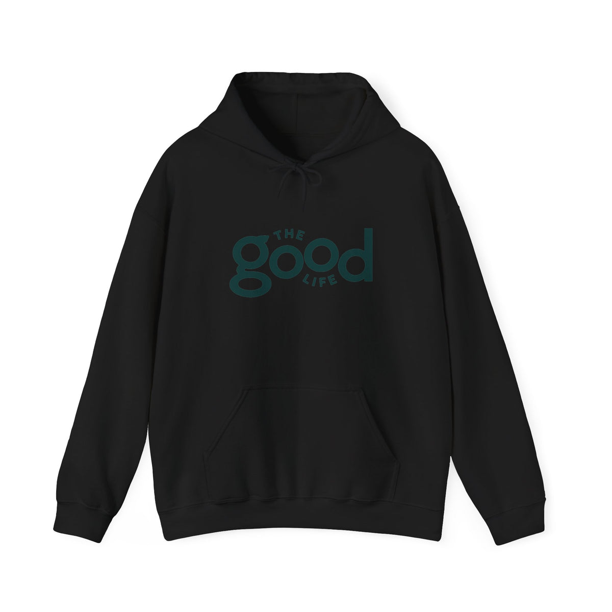 The Good Life Hoodie – Minimal Retro Logo Pullover