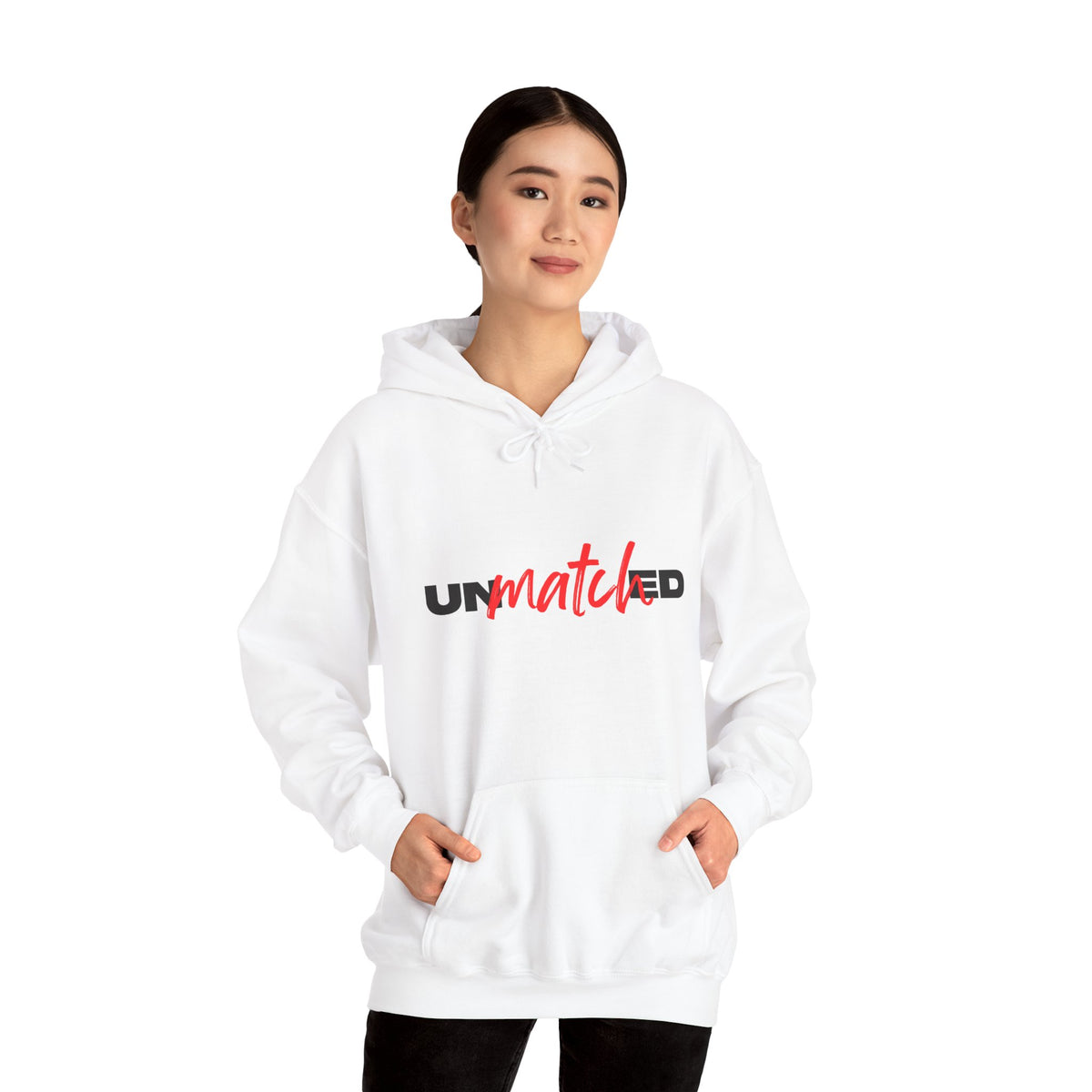 Unmatched Hoodie - Bold Script Logo Pullover