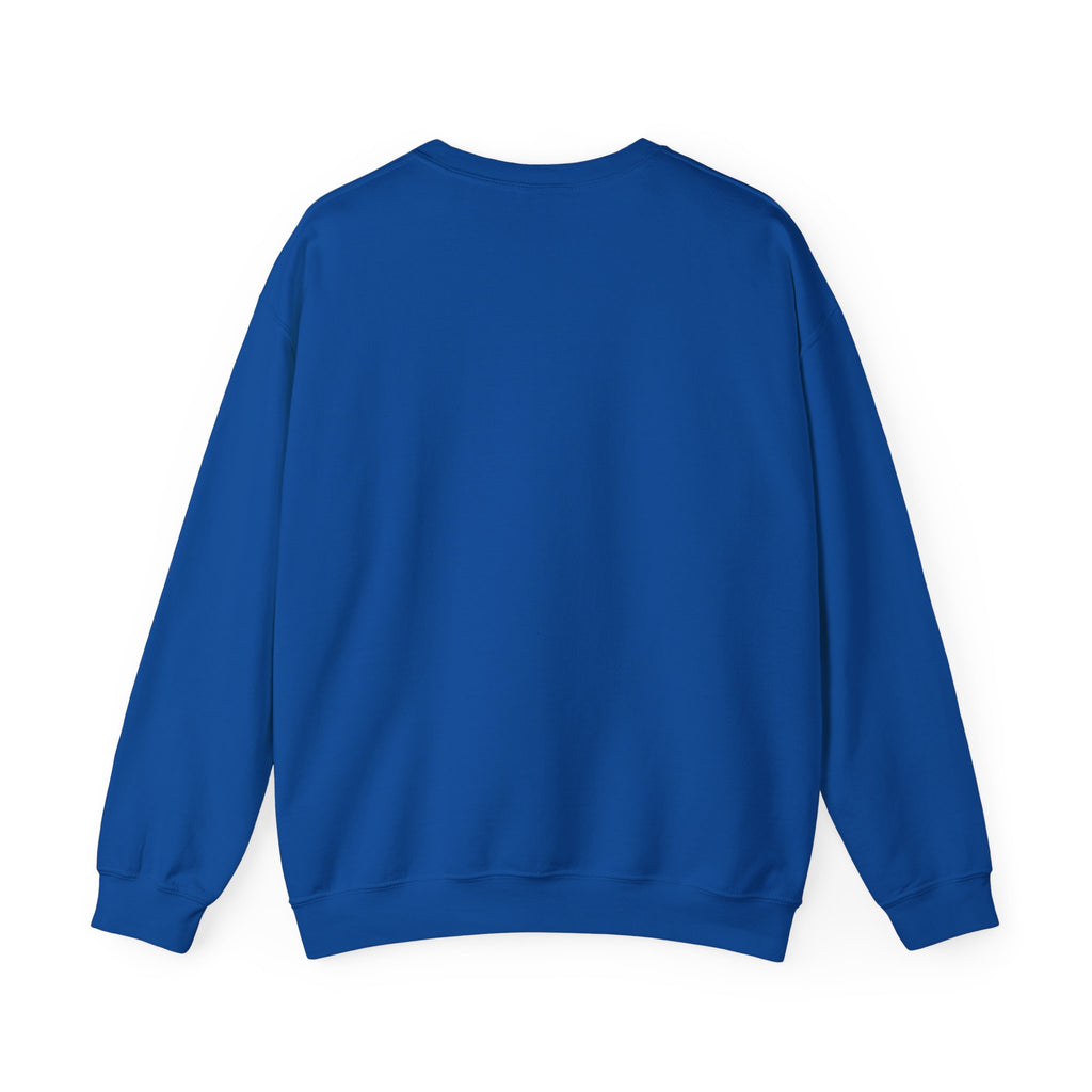 Retro Forest Crewneck Sweatshirt — Colorblock Trees Graphic