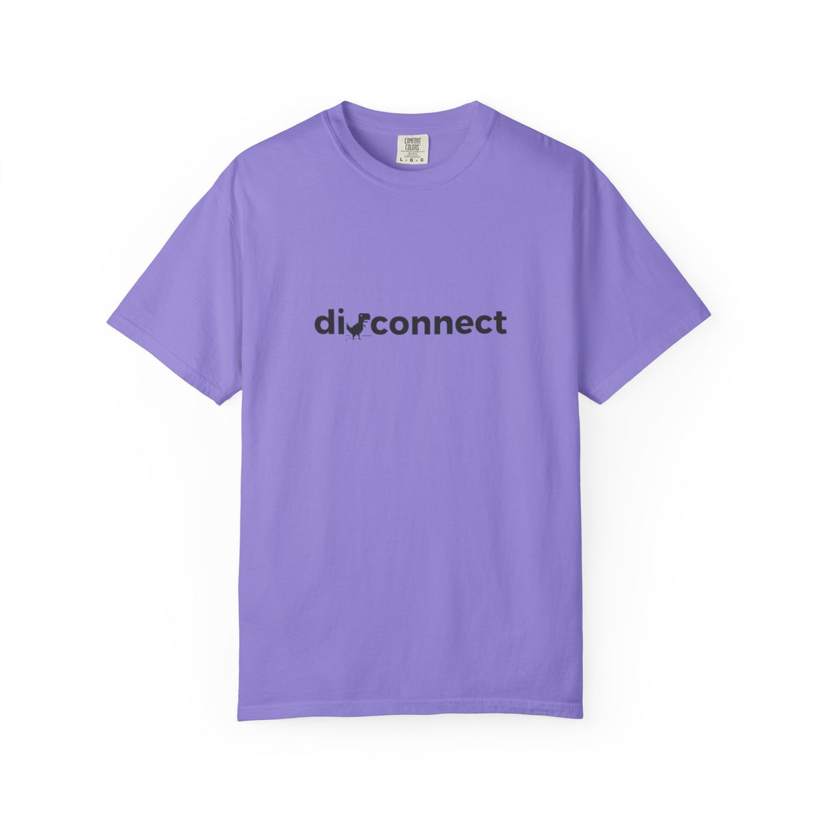 Disconnect Graphic T-Shirt — Minimalist Tech Logo Tee
