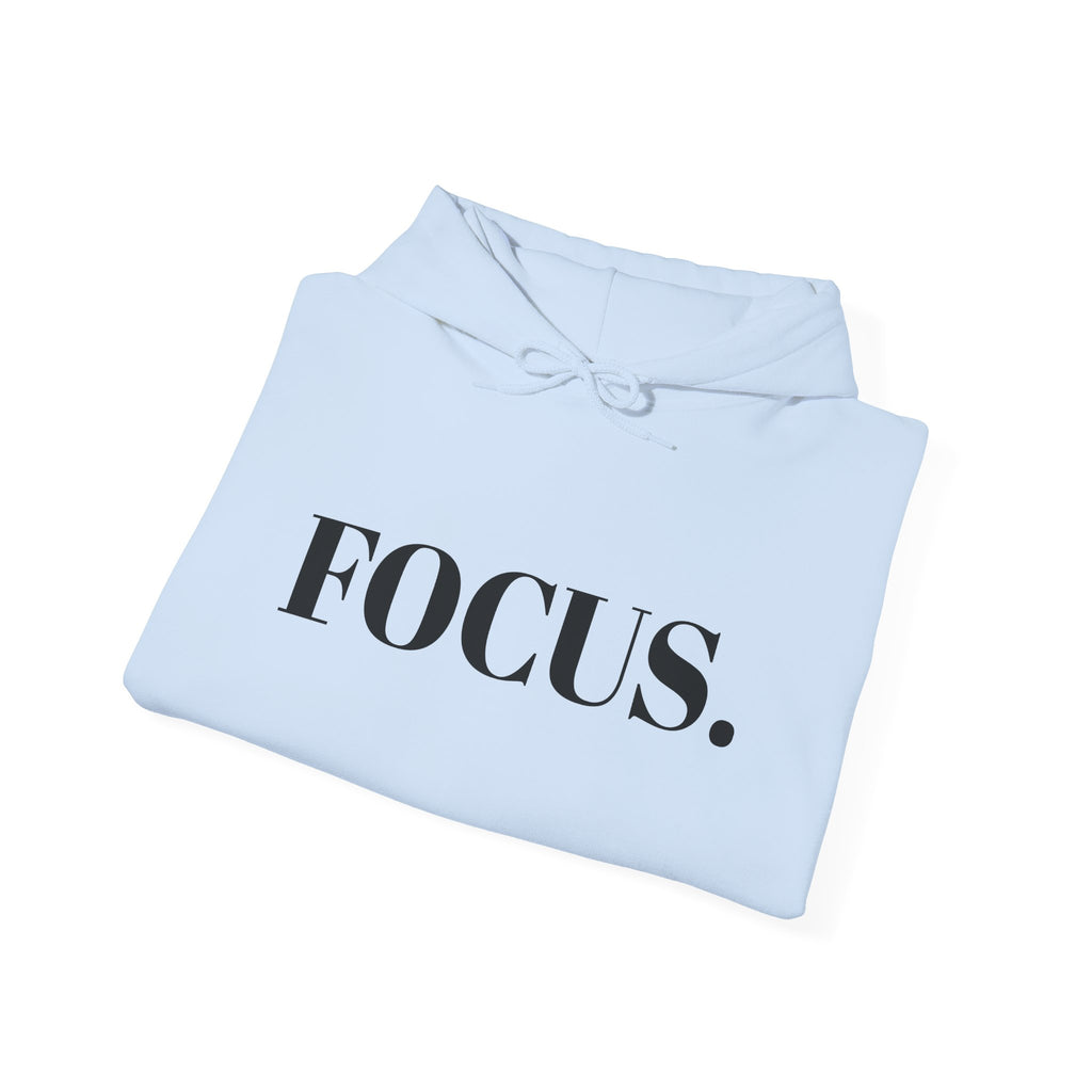 FOCUS. Hoodie — Minimal Motivational Pullover