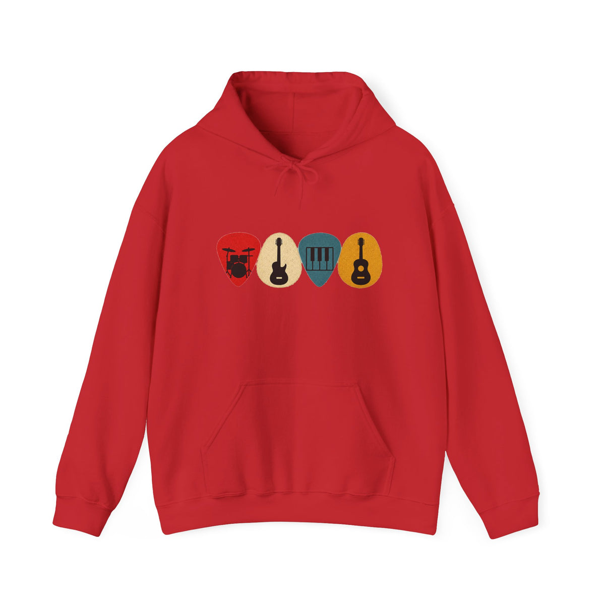 Guitar Picks Graphic Hoodie
