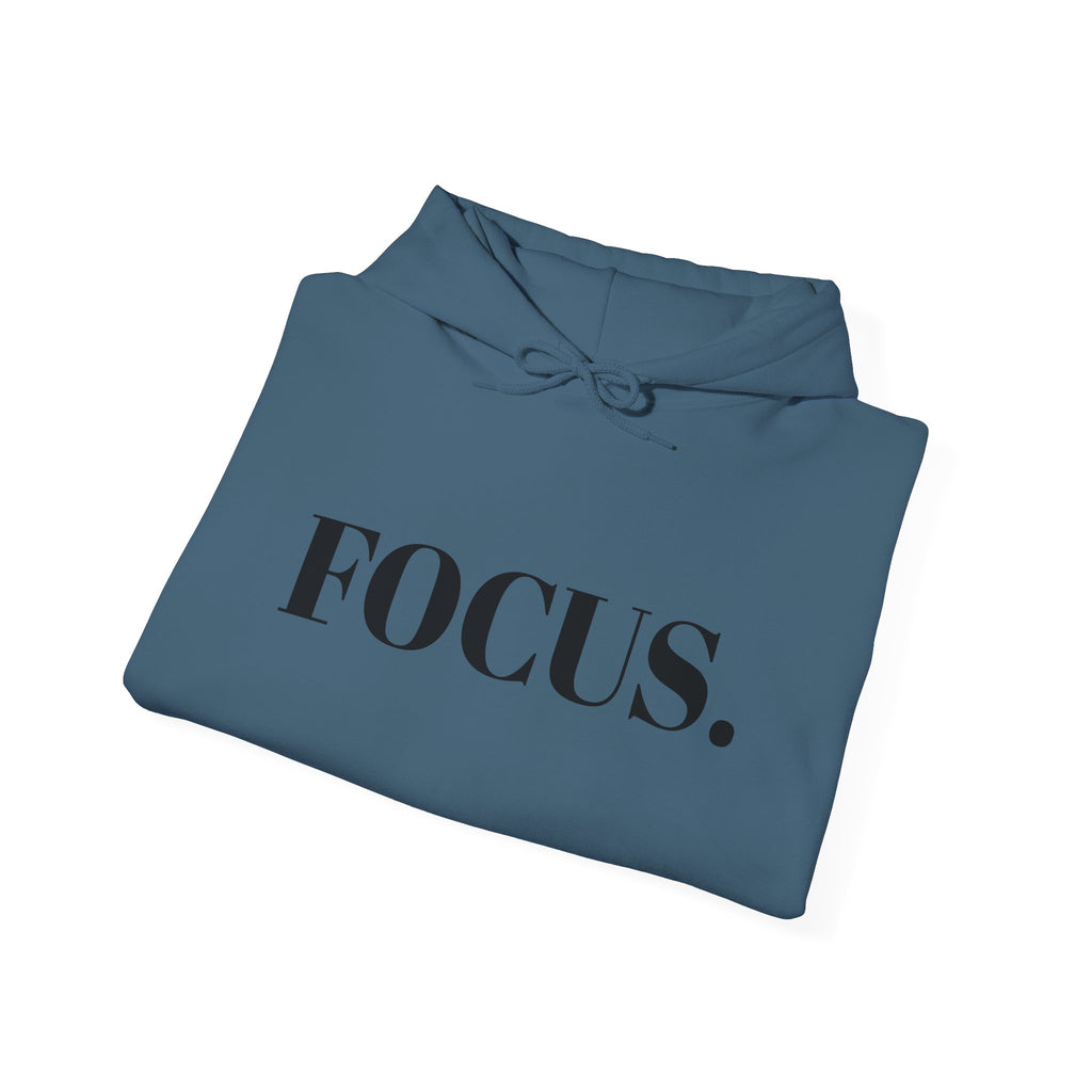 FOCUS. Hoodie — Minimal Motivational Pullover