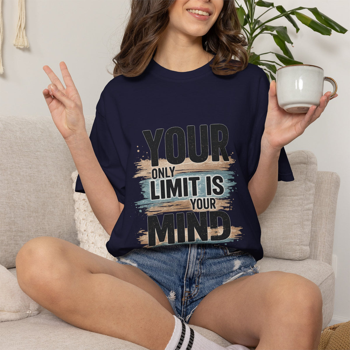 Inspirational Graphic T-Shirt — "Your Only Limit Is Your Mind" Motivational Tee