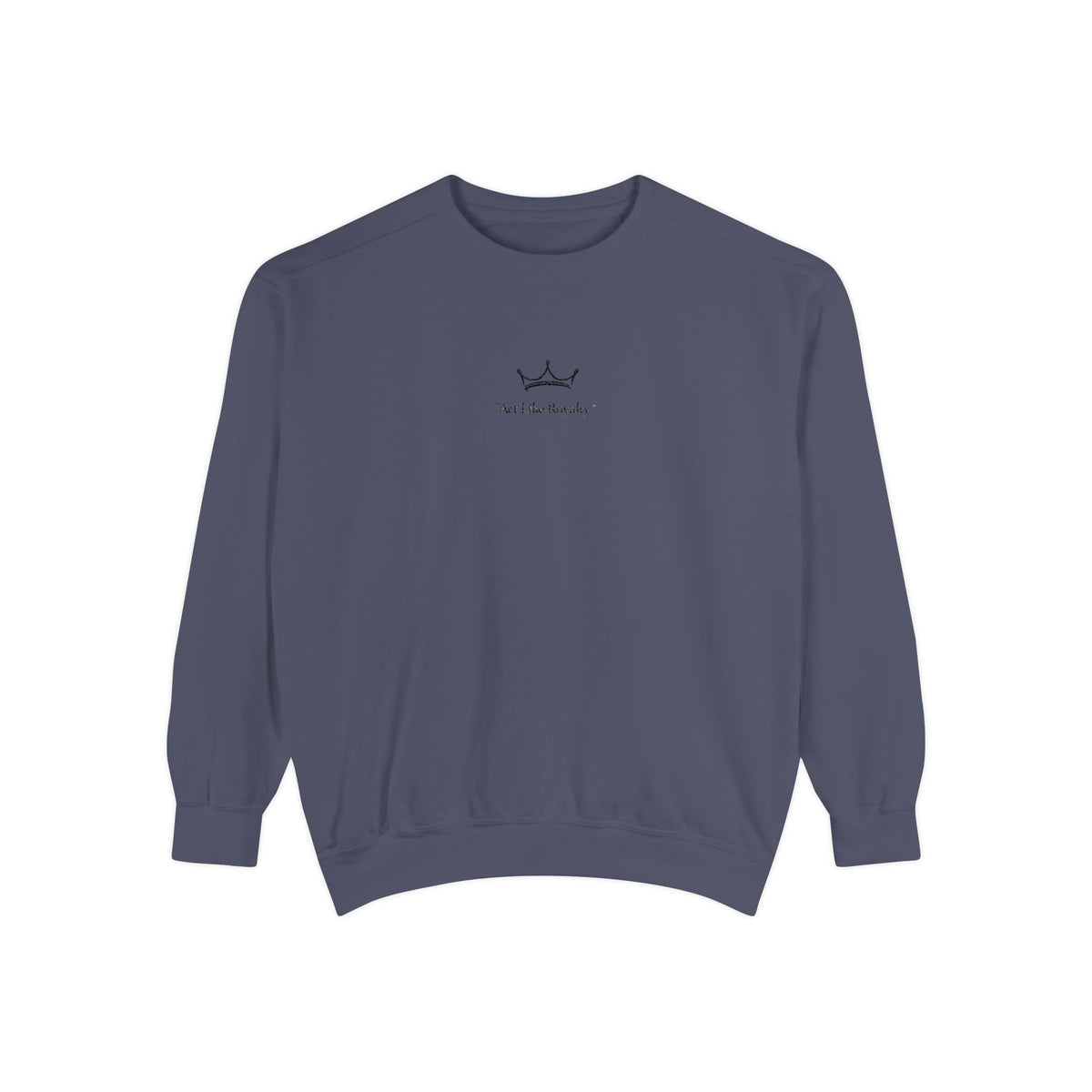 Minimal Sailboat Crewneck Sweatshirt — 'Sail the Sea' Graphic
