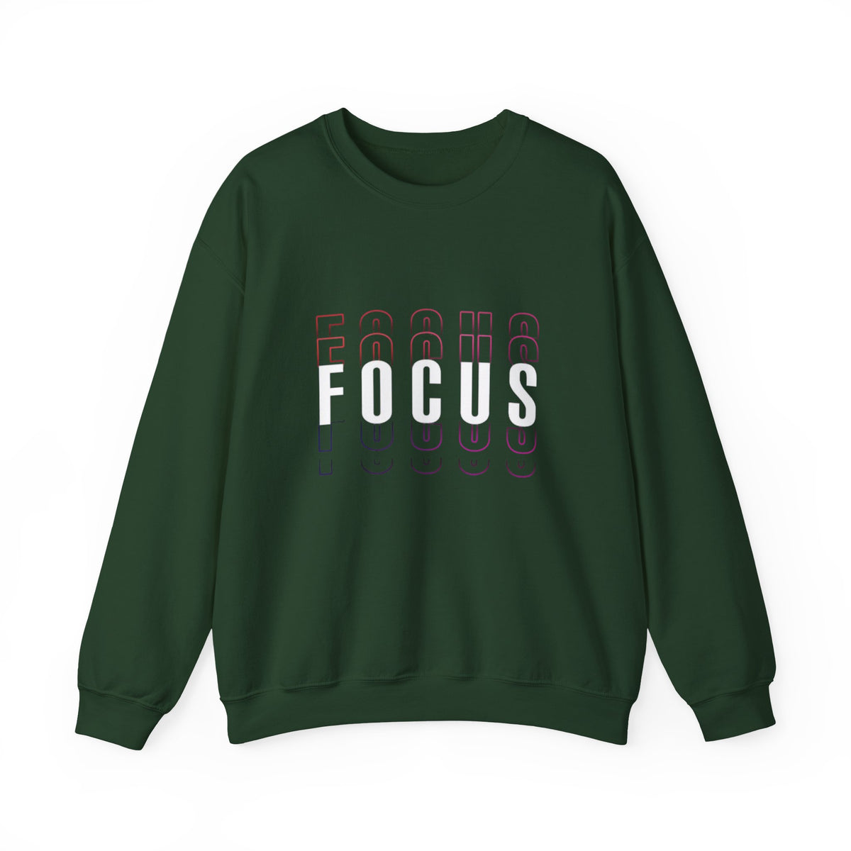 Focus Crewneck Sweatshirt — Motivational Casual Pullover