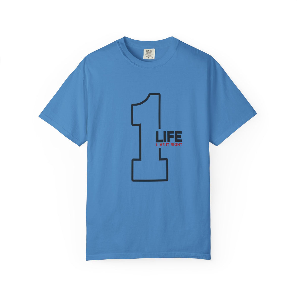 1 Life "Live It Right" T-Shirt — Minimalist Motivational Tee