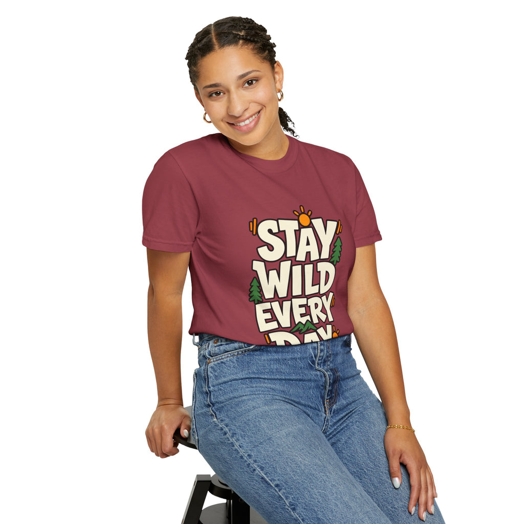 Stay Wild Every Day T-Shirt — Outdoor Adventure Graphic Tee