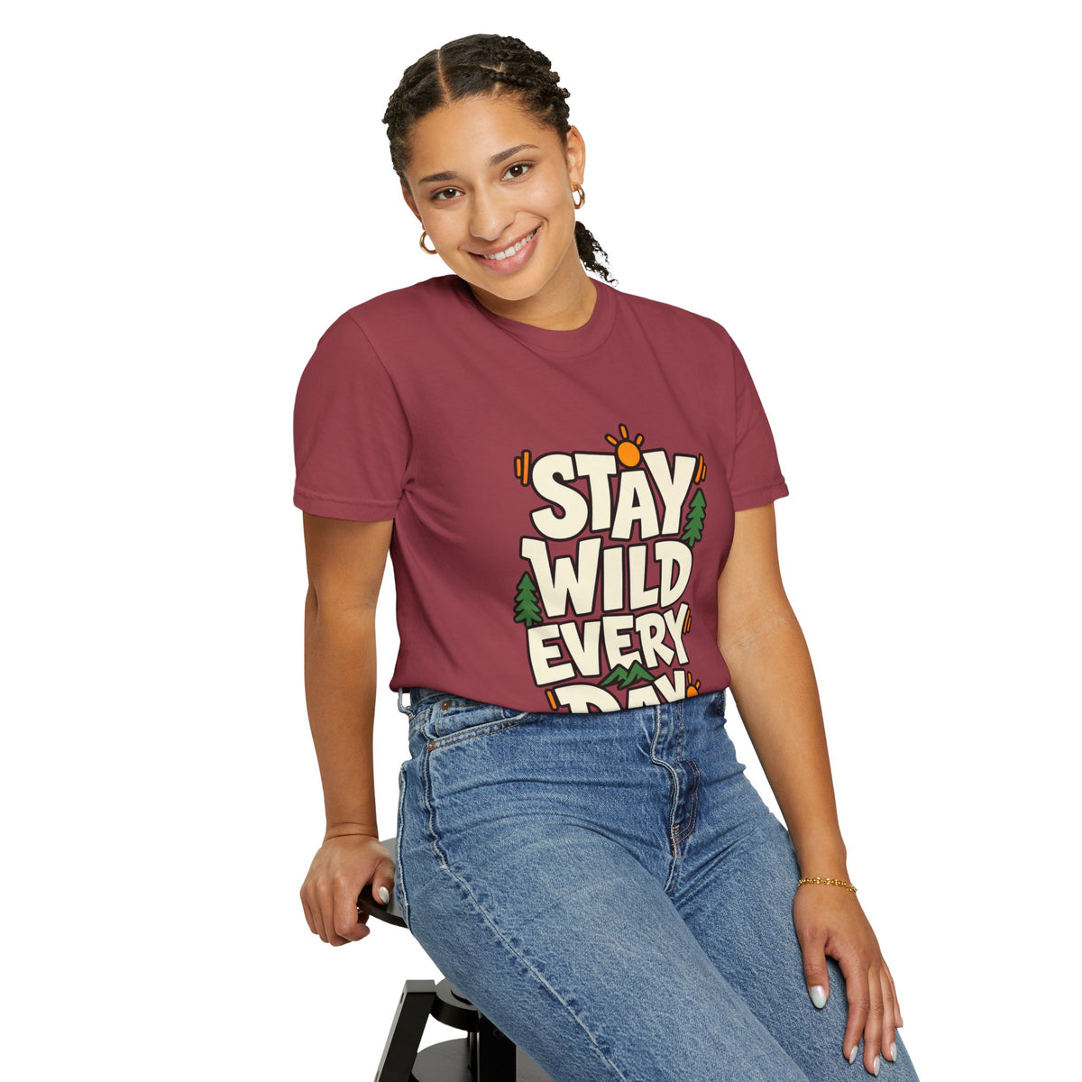 Stay Wild Every Day T-Shirt — Outdoor Adventure Graphic Tee