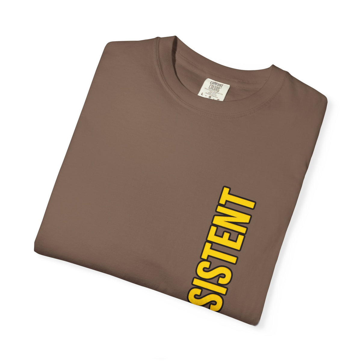 Be Consistent Vertical Graphic T-Shirt — Motivational Fitness Tee