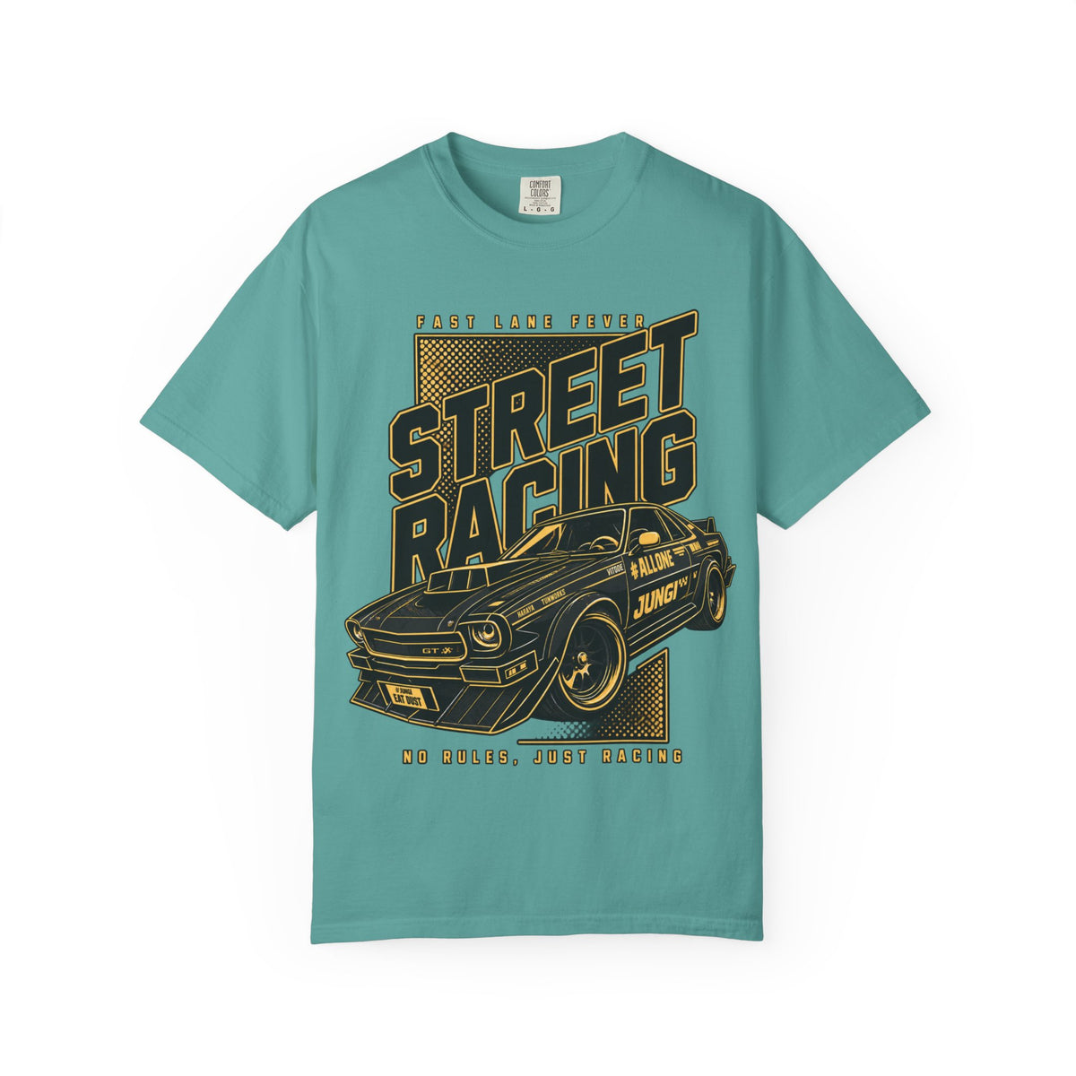 Street Racing Car T-Shirt — Retro Drift Racing Graphic Tee