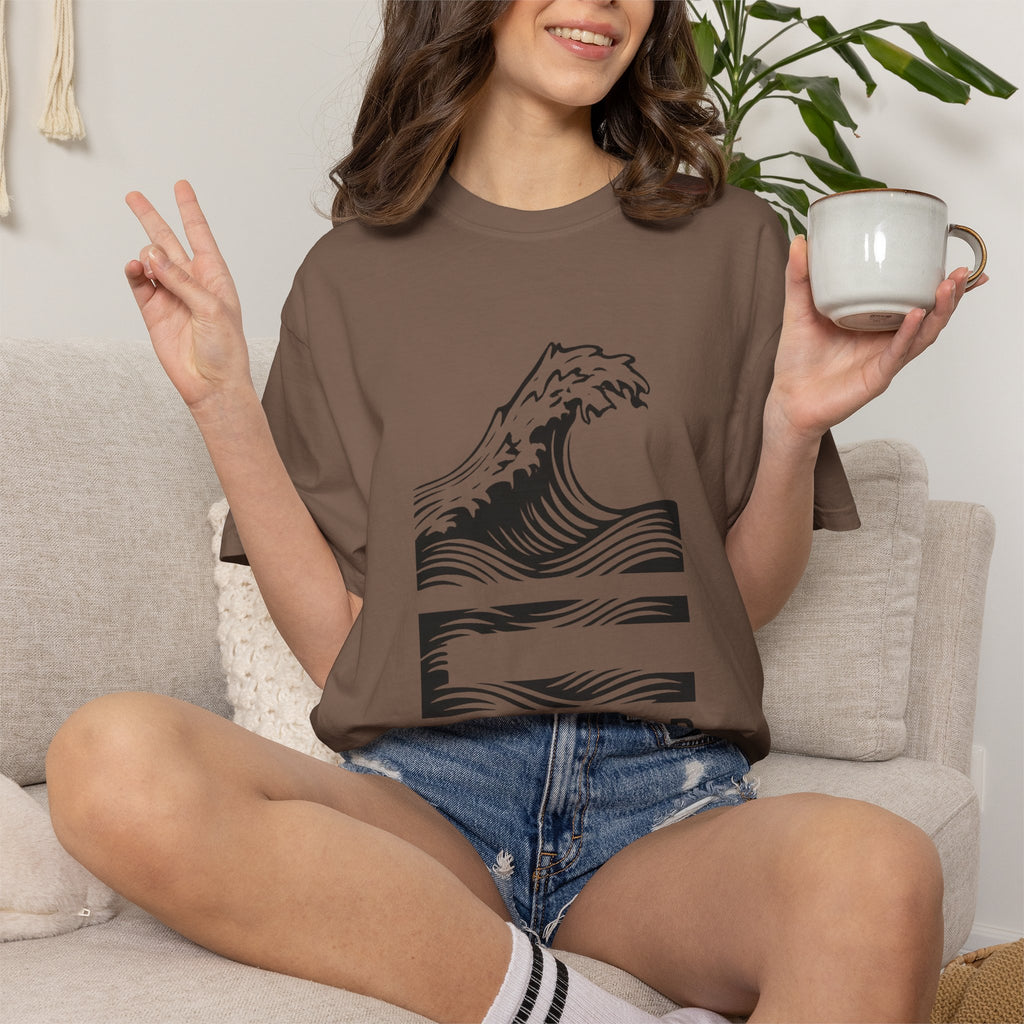 Rise Up Wave T-Shirt — Graphic Ocean Wave Tee
