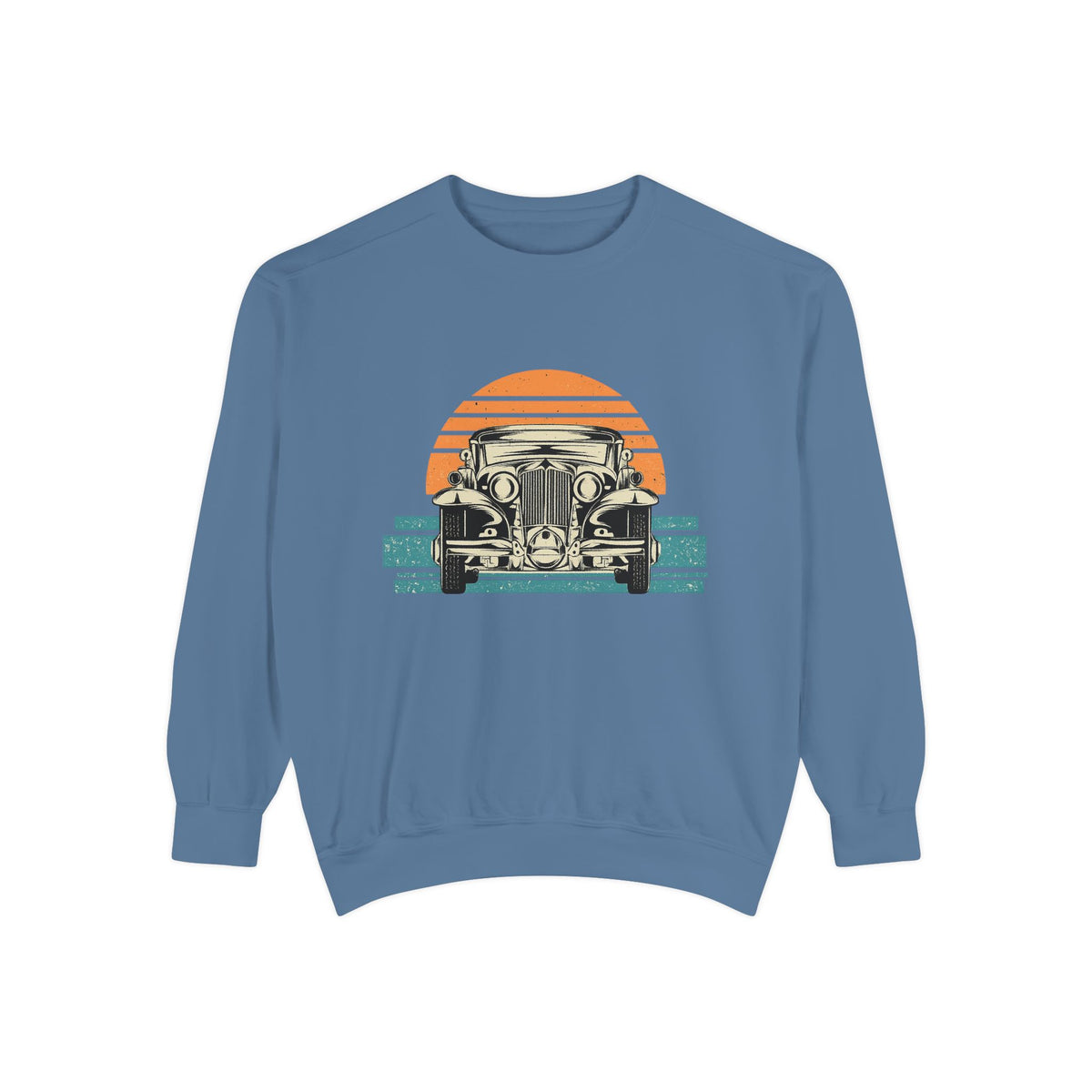 Vintage Car Sunset Sweatshirt