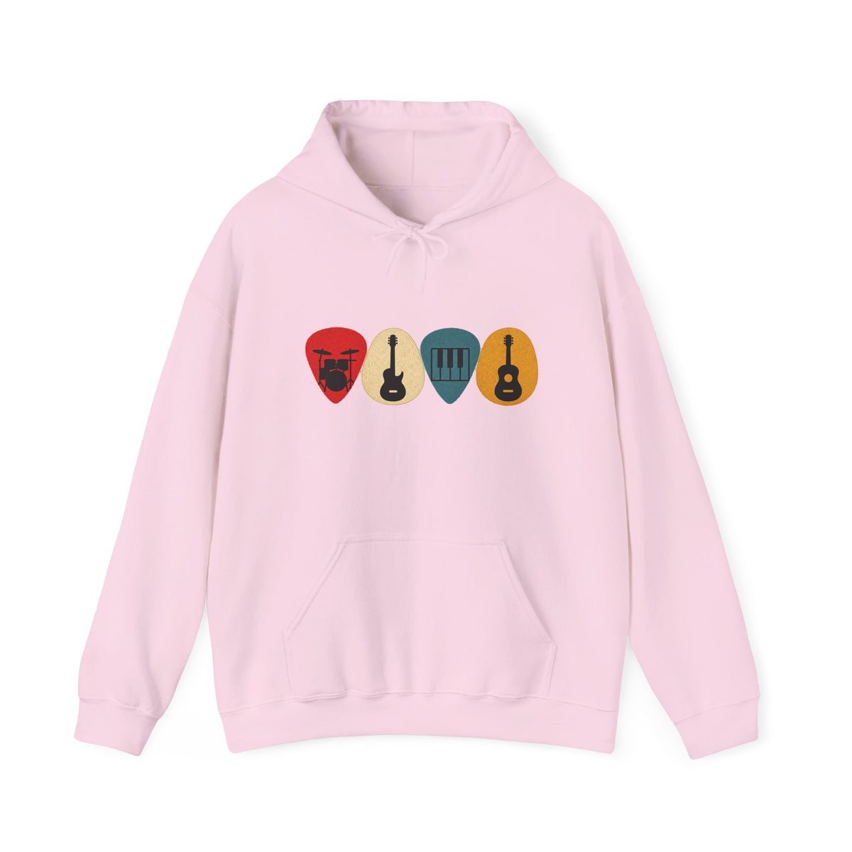 Guitar Picks Graphic Hoodie