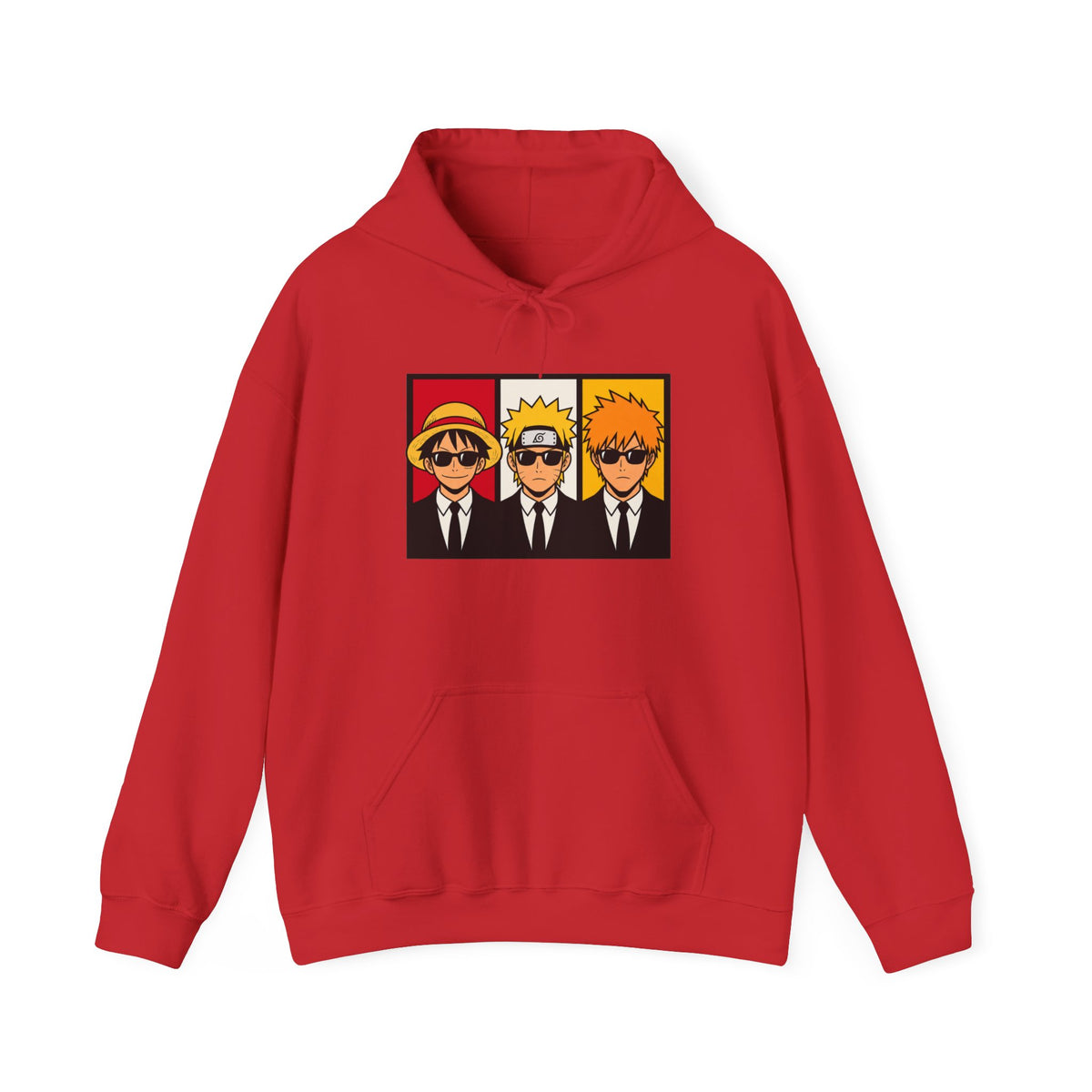 Anime Trio Graphic Hoodie