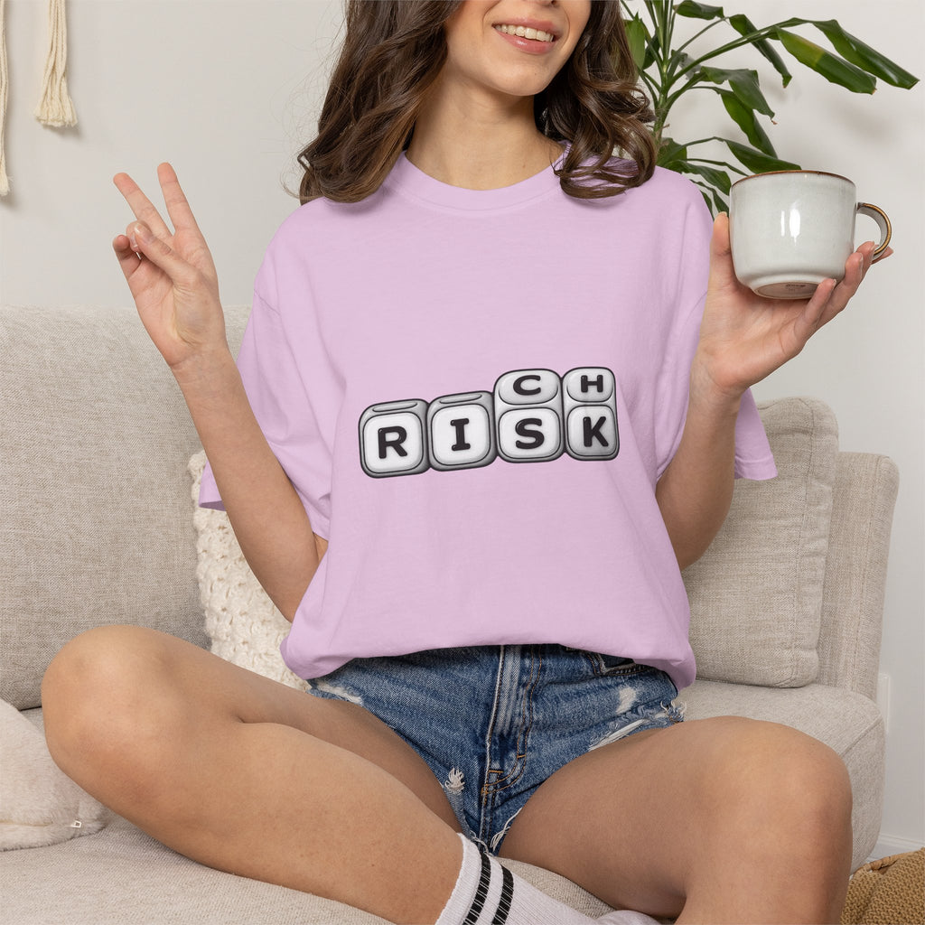 T-Shirt — 'RISK' Dice Block Graphic Tee